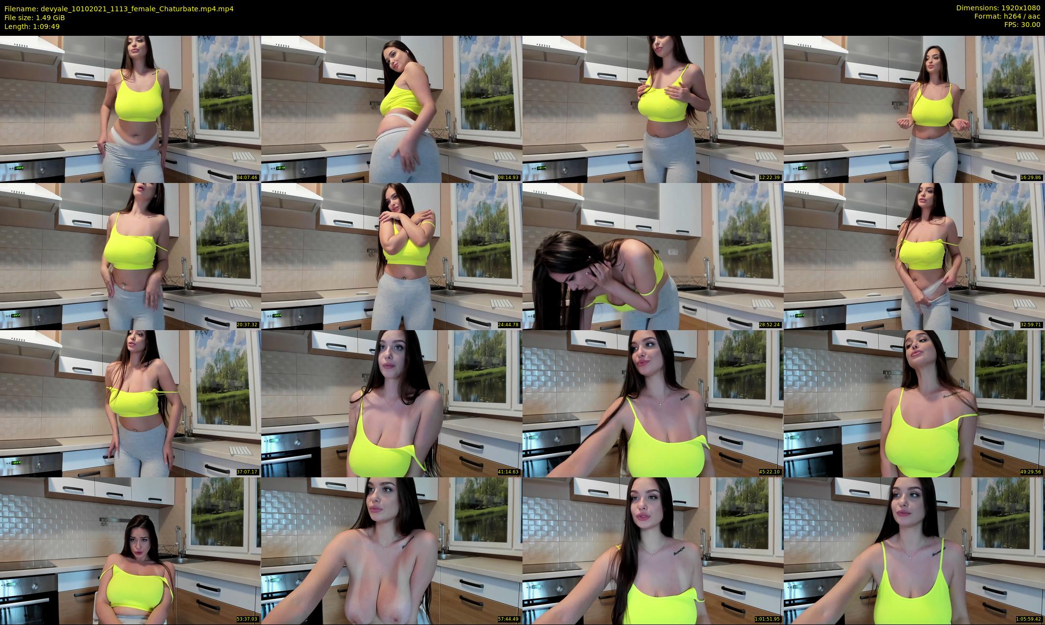 devyale — 70 minute Chaturbate female cam show recording, 1080p, Oct 10, 2021