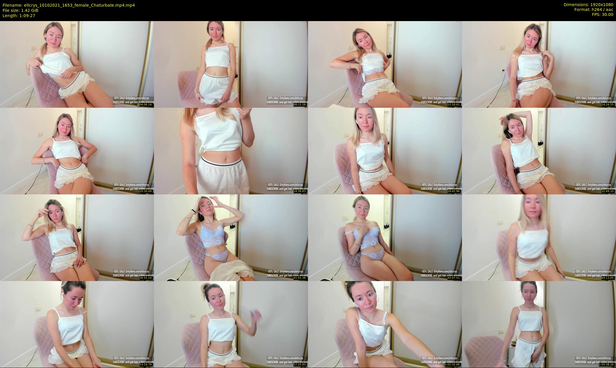 ellcrys — 70 minute Chaturbate couple cam show recording, 1080p, Oct 10, 2021