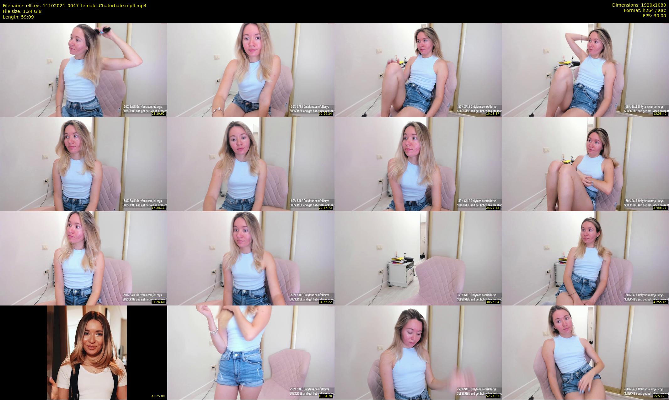 ellcrys — 60 minute Chaturbate couple cam show recording, 1080p, Oct 11, 2021