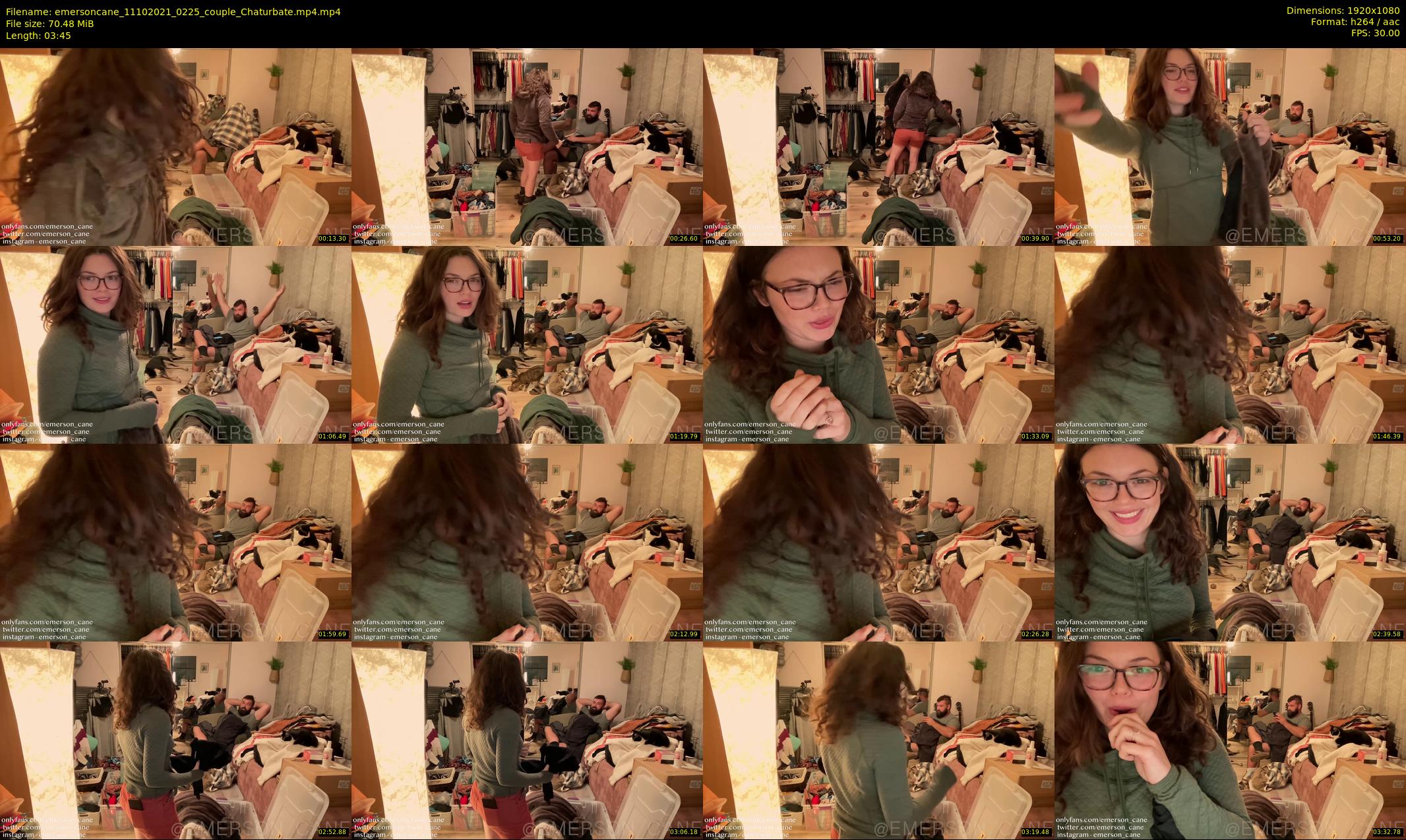 emersoncane — 4 minute Chaturbate female cam show recording, 1080p, Oct 11, 2021