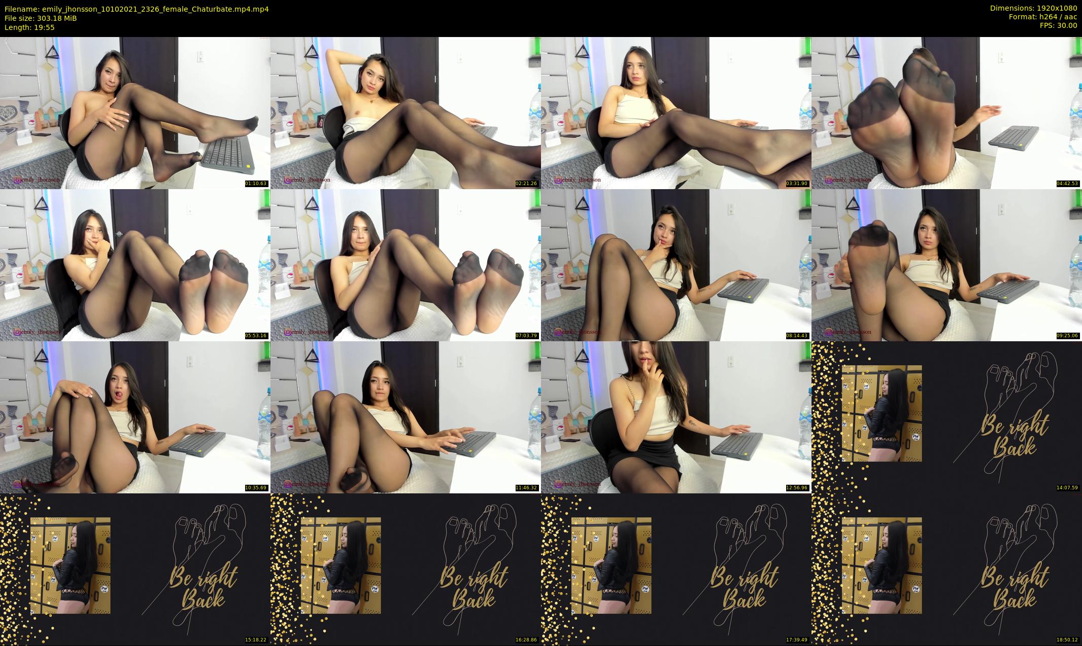 emily_jhonsson — 20 minute Chaturbate female cam show recording, 1080p, Oct 10, 2021