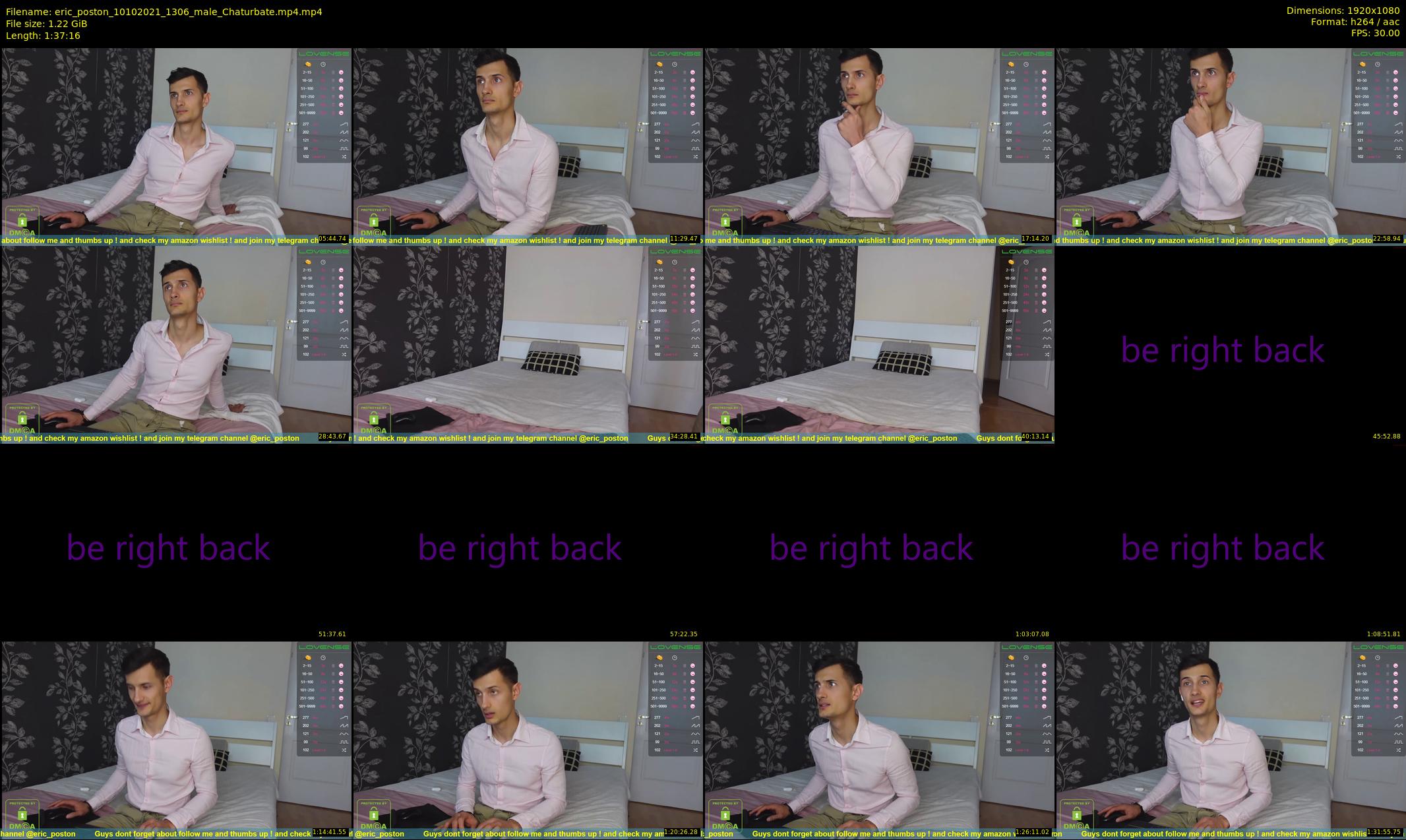 eric_poston — 98 minute Chaturbate male cam show recording, 1080p, Oct 10, 2021
