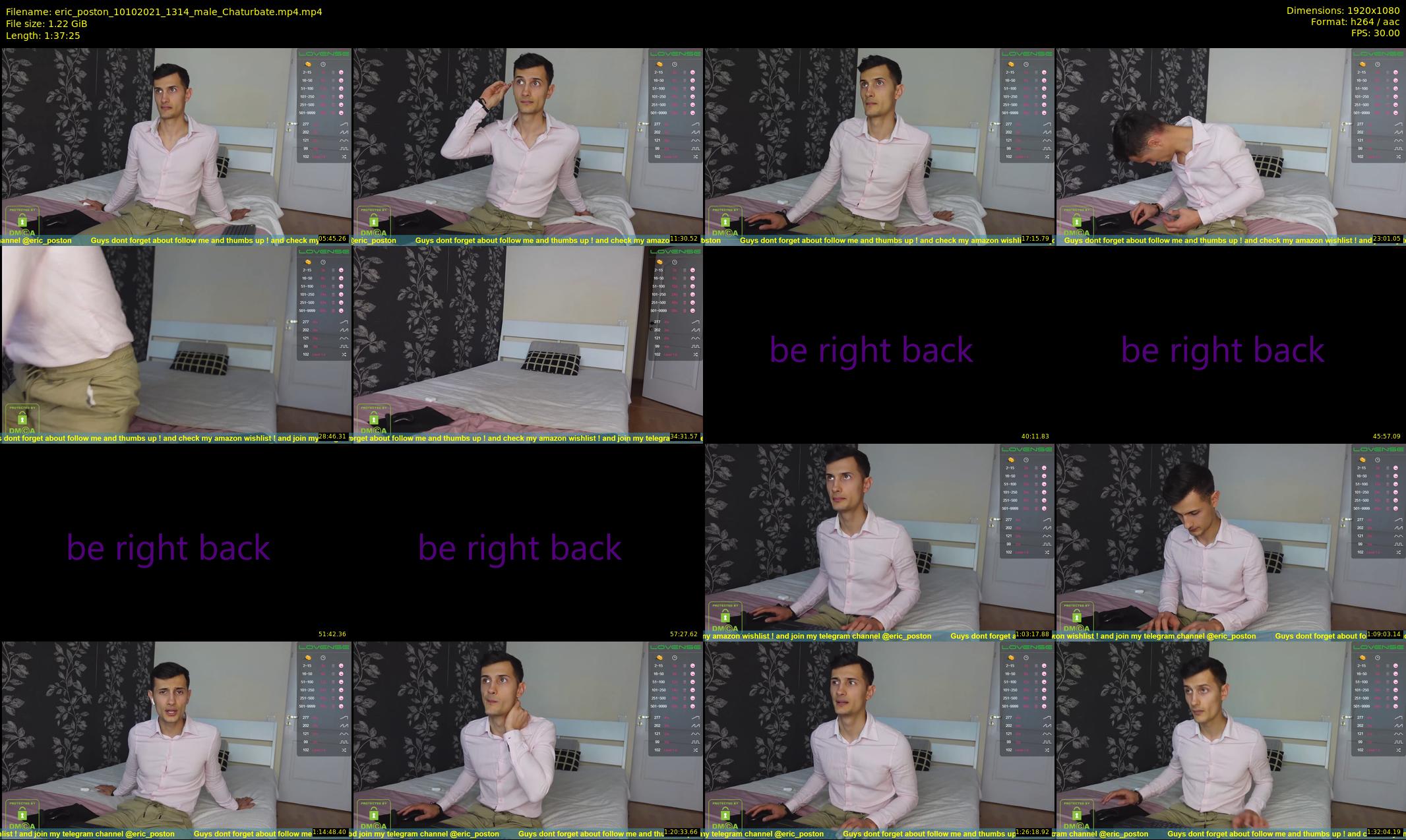 eric_poston — 98 minute Chaturbate male cam show recording, 1080p, Oct 10, 2021