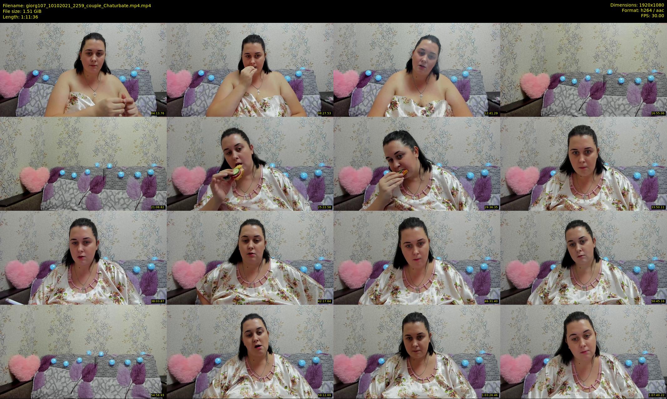 giorg107 — 72 minute Chaturbate couple cam show recording, 1080p, Oct 10, 2021