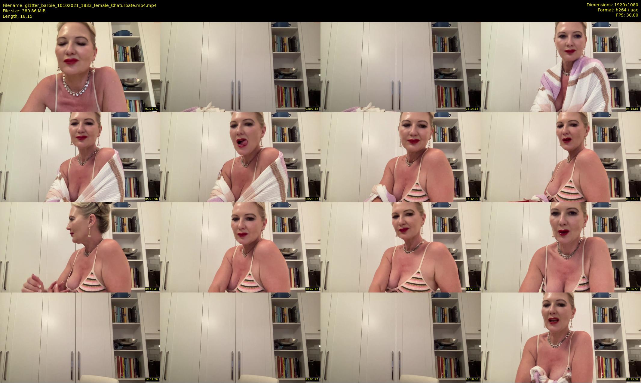 gl1tter_barbie — 19 minute Chaturbate female cam show recording, 1080p, Oct 10, 2021
