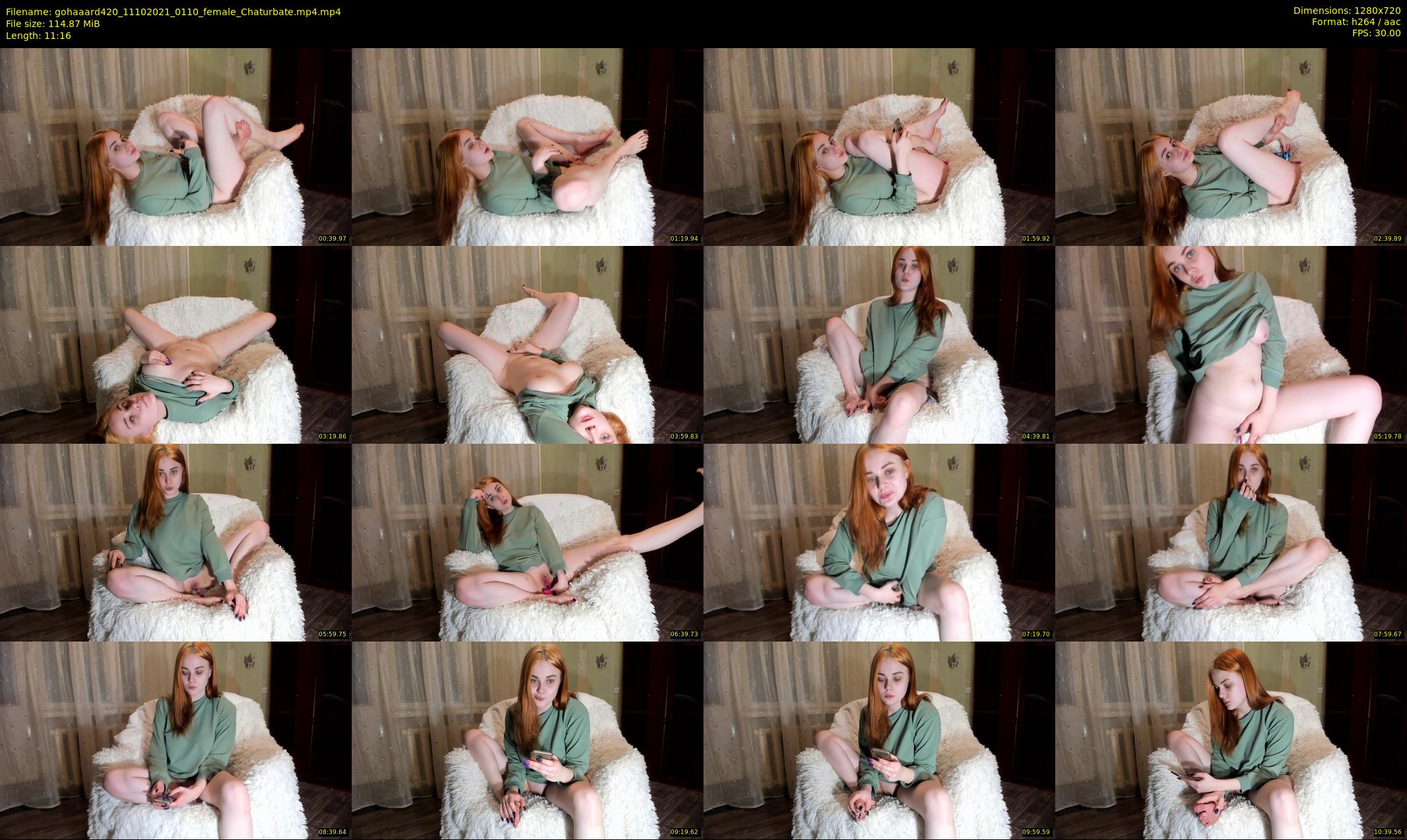gohaaard420 — 12 minute Chaturbate female cam show recording, 720p, Oct 11, 2021