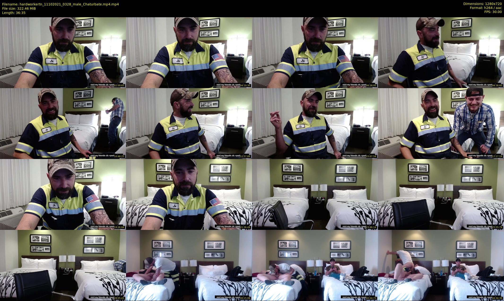 hardworkertn — 37 minute Chaturbate male cam show recording, 720p, Oct 11, 2021