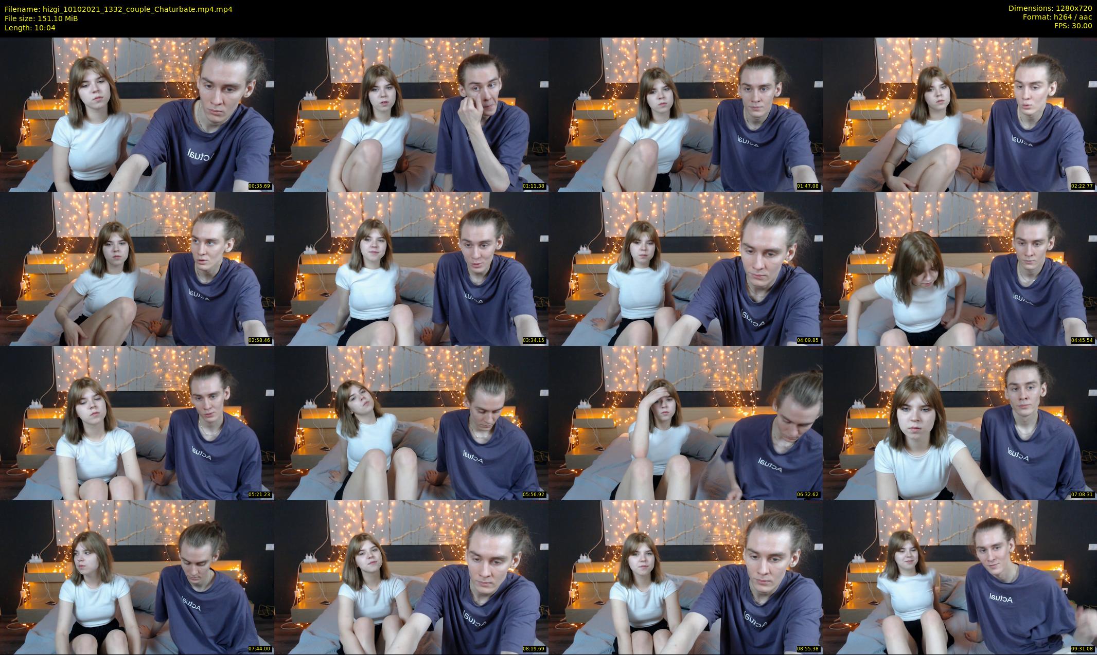 hizgi — 11 minute Chaturbate couple cam show recording, 720p, Oct 10, 2021
