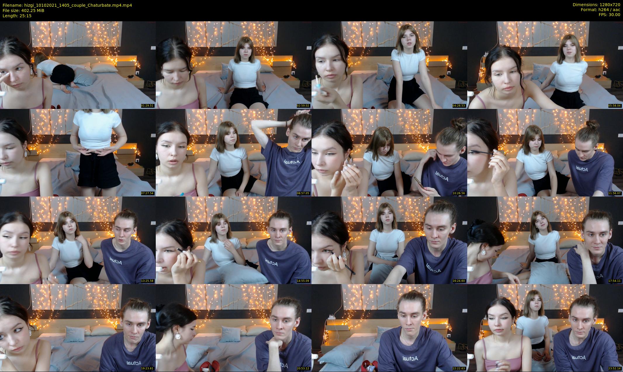 hizgi — 26 minute Chaturbate couple cam show recording, 720p, Oct 10, 2021