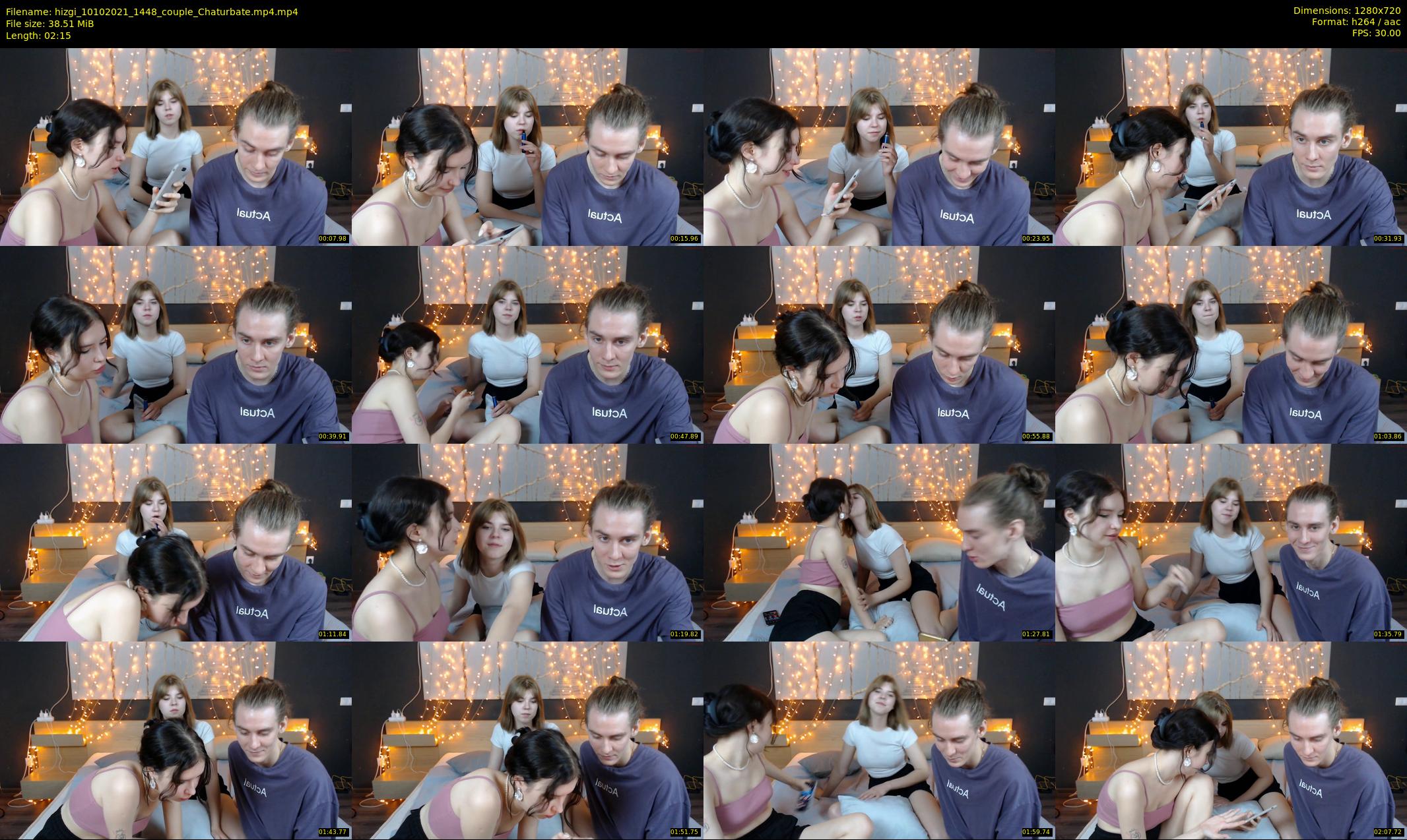 hizgi — 3 minute Chaturbate couple cam show recording, 720p, Oct 10, 2021