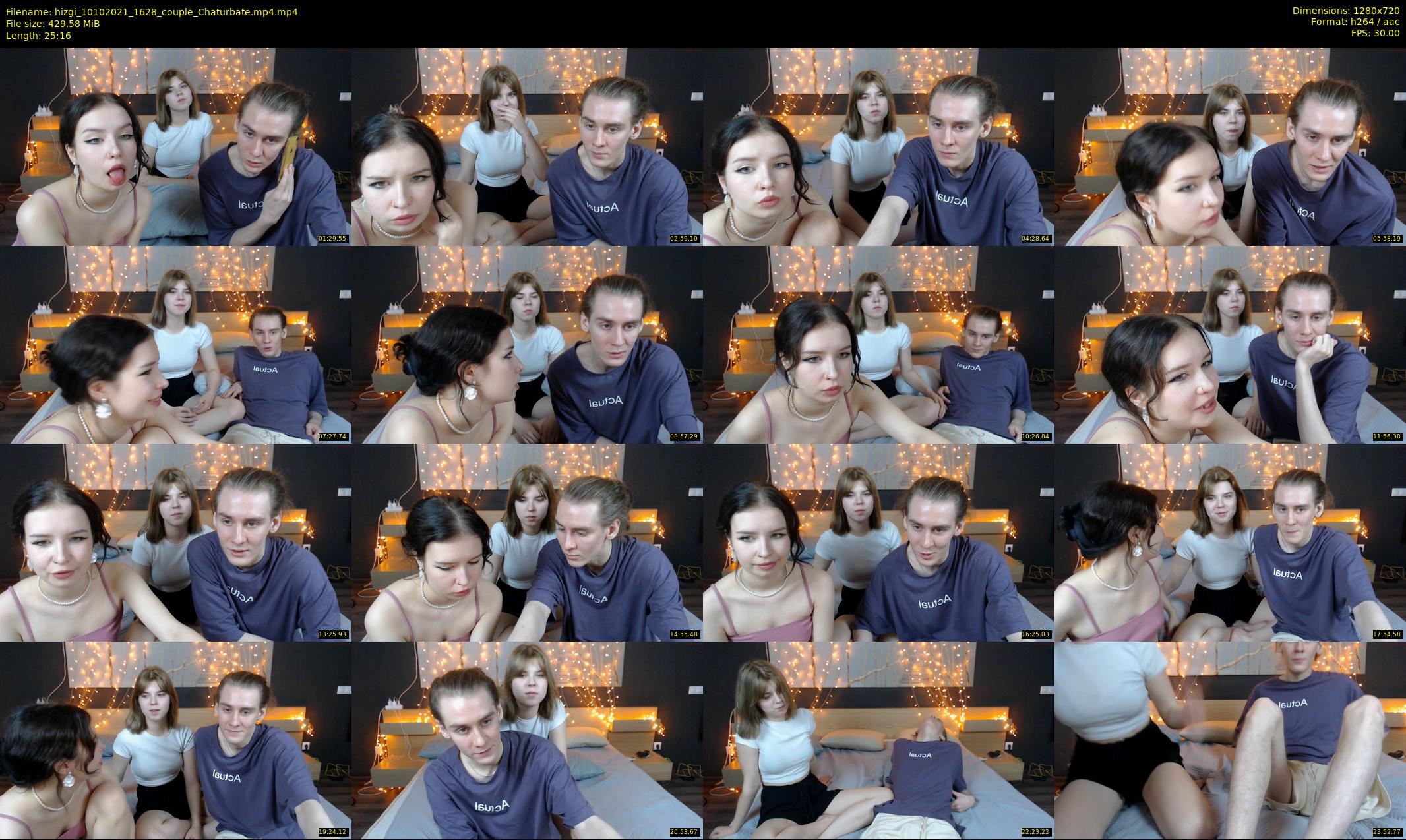 hizgi — 26 minute Chaturbate couple cam show recording, 720p, Oct 10, 2021