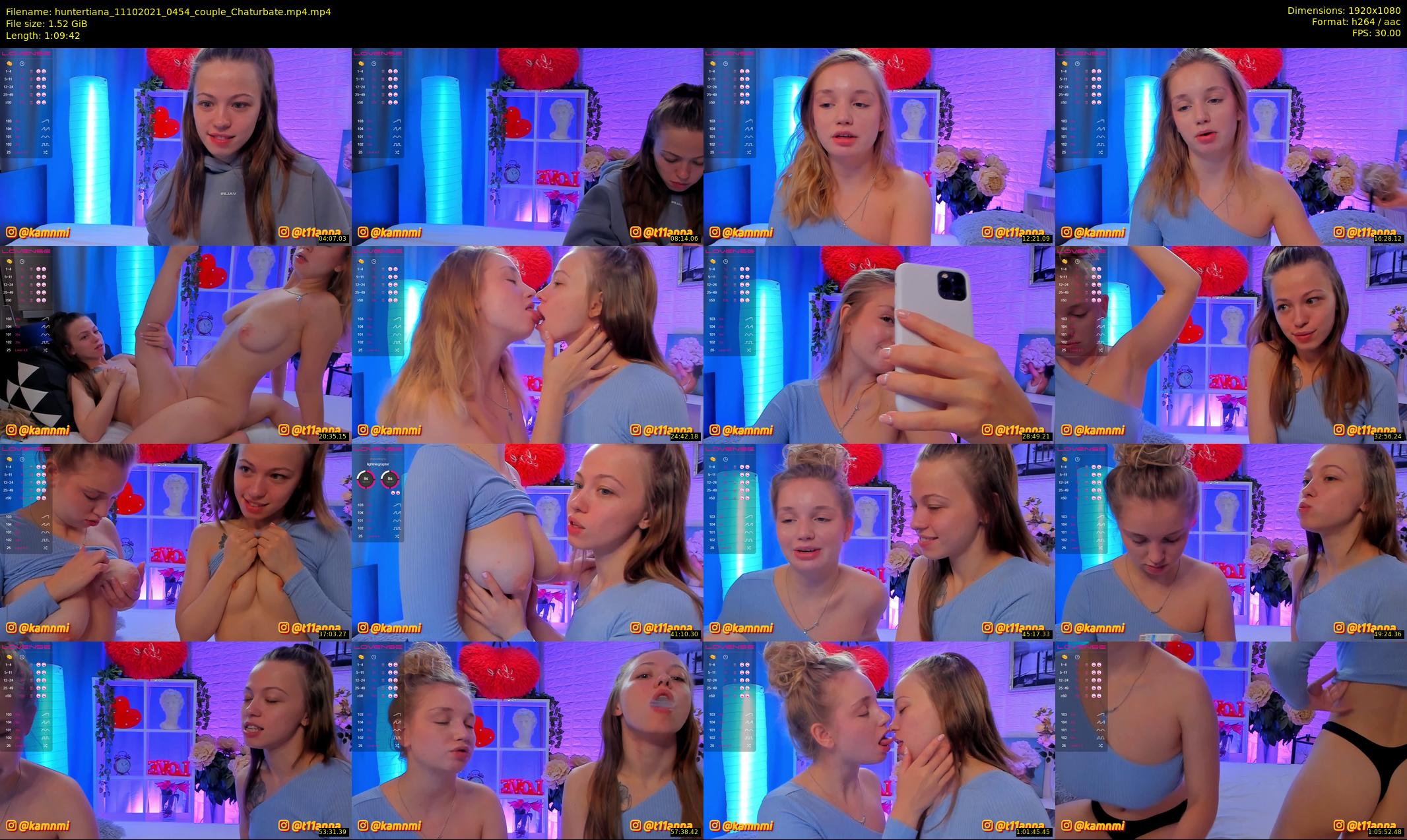 huntertiana — 70 minute Chaturbate female cam show recording, 1080p, Oct 11, 2021