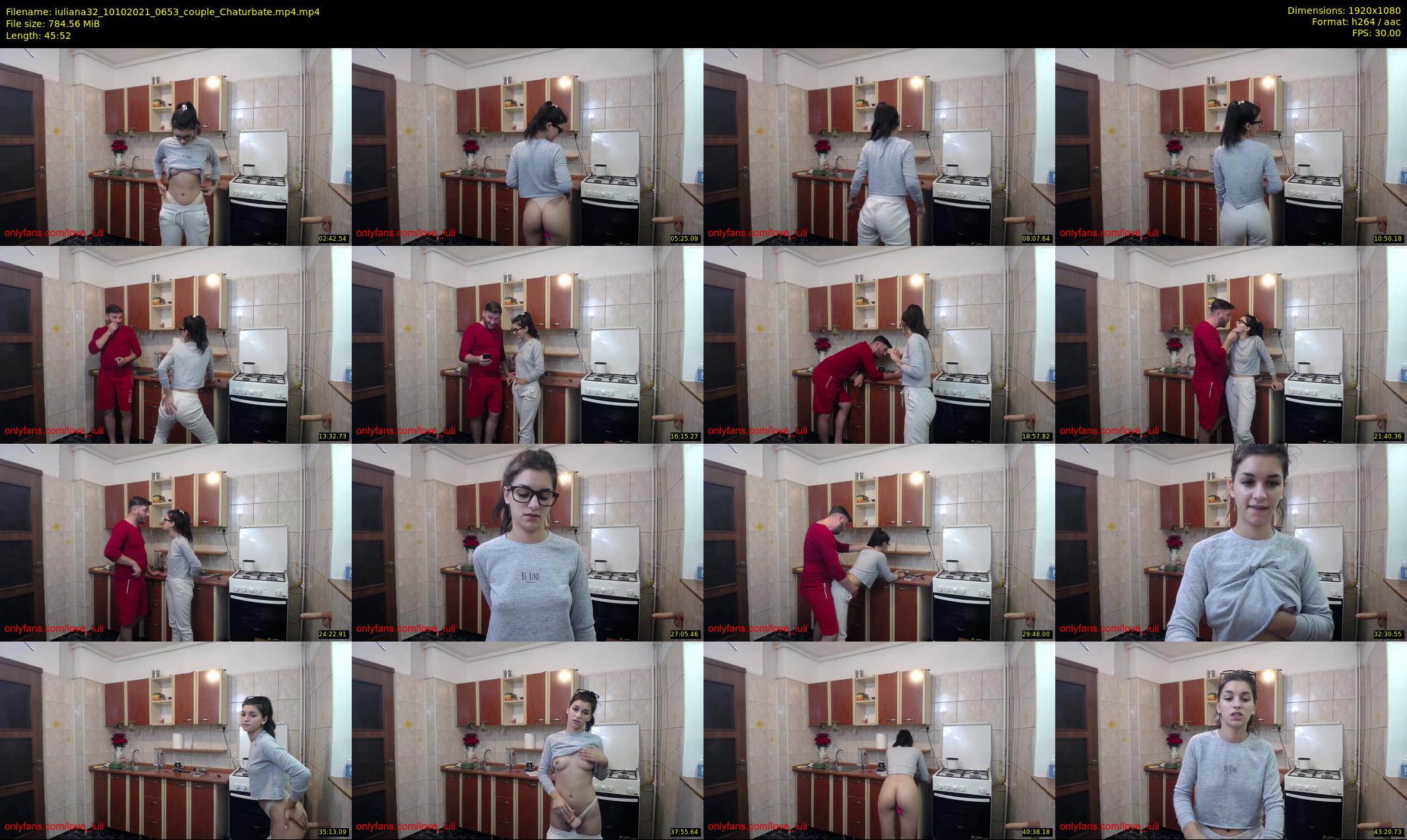iuliana32 — 46 minute Chaturbate couple cam show recording, 1080p, Oct 10, 2021