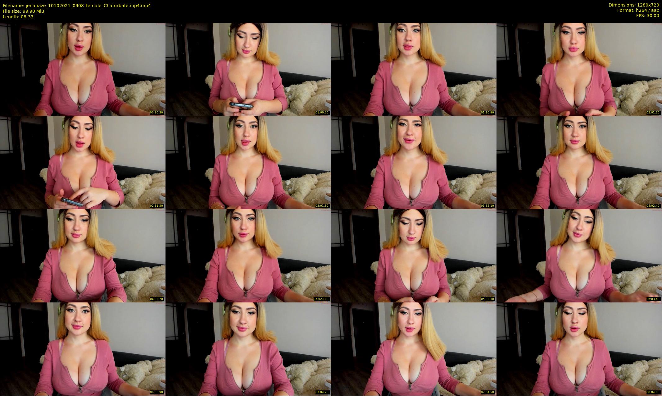 jenahaze — 9 minute Chaturbate female cam show recording, 720p, Oct 10, 2021