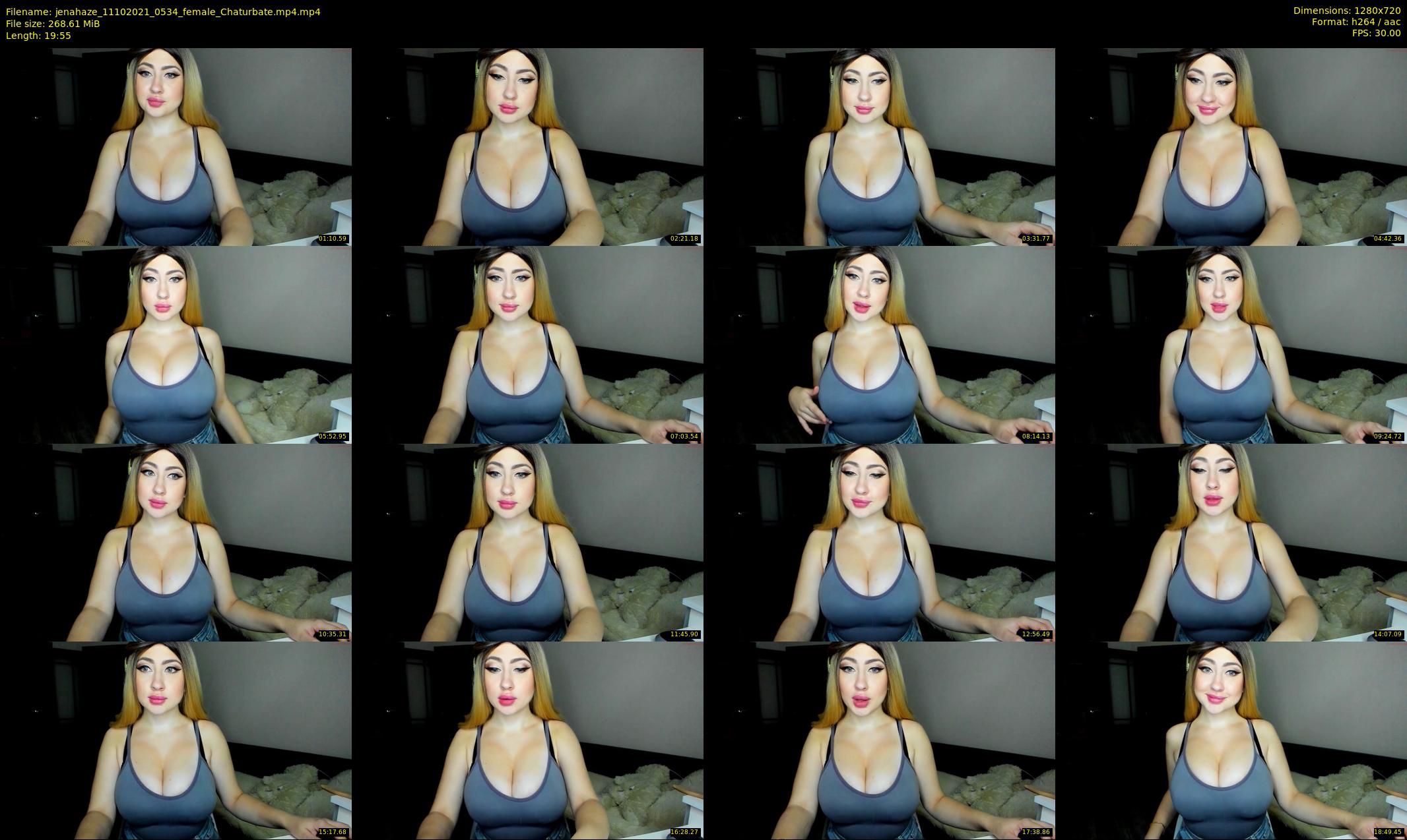 jenahaze — 20 minute Chaturbate female cam show recording, 720p, Oct 11, 2021