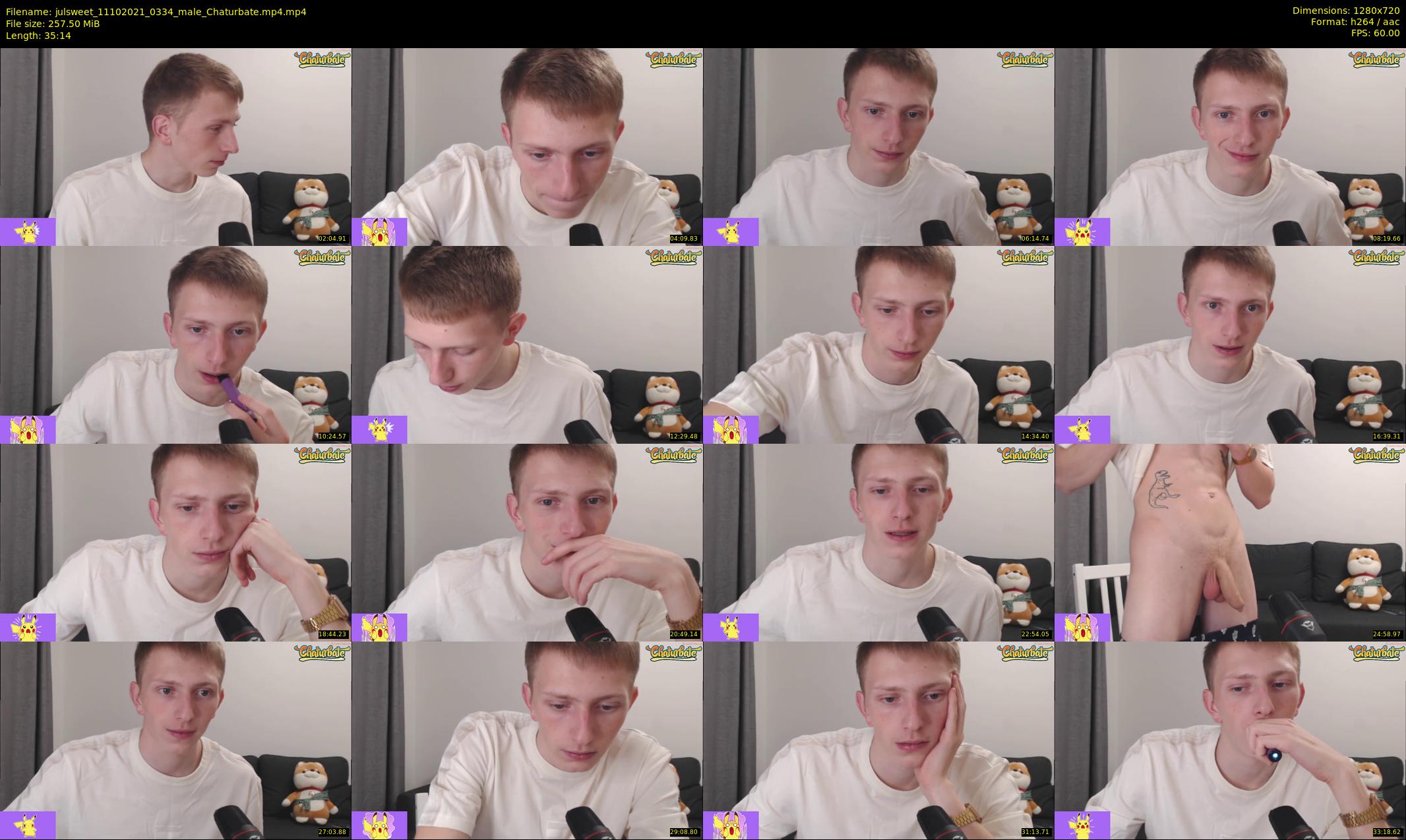 julsweet — 36 minute Chaturbate male cam show recording, 720p, Oct 11, 2021