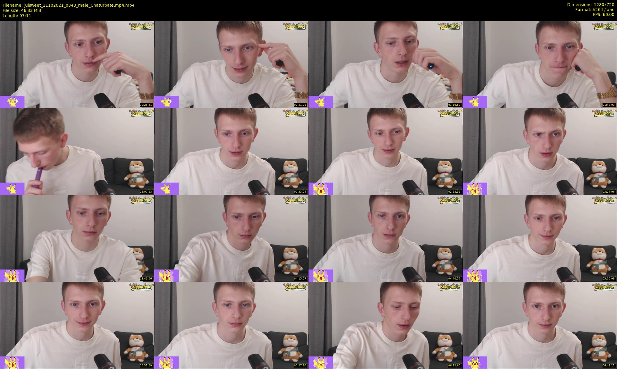 julsweet — 8 minute Chaturbate male cam show recording, 720p, Oct 11, 2021