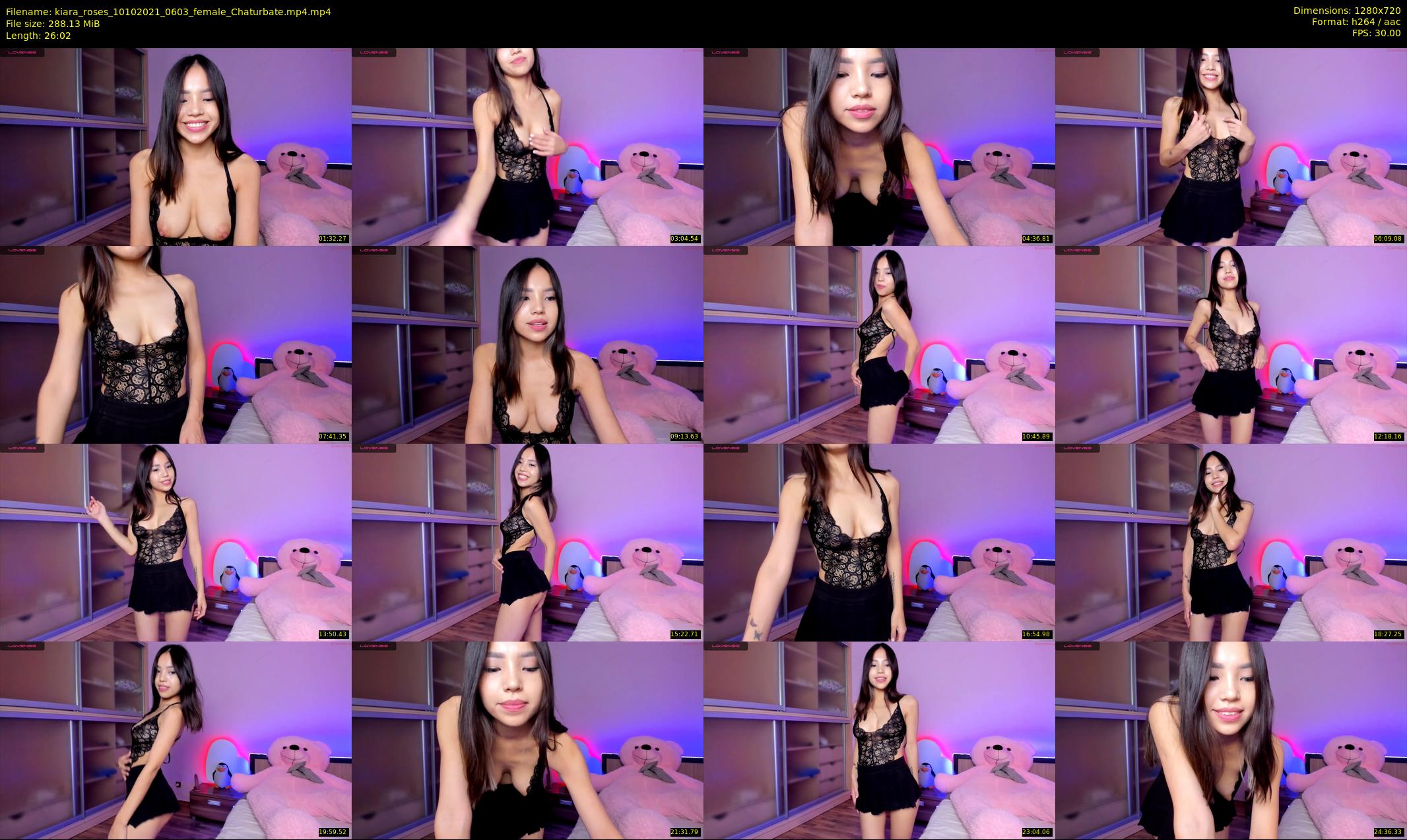 kiara_roses — 27 minute Chaturbate female cam show recording, 720p, Oct 10, 2021