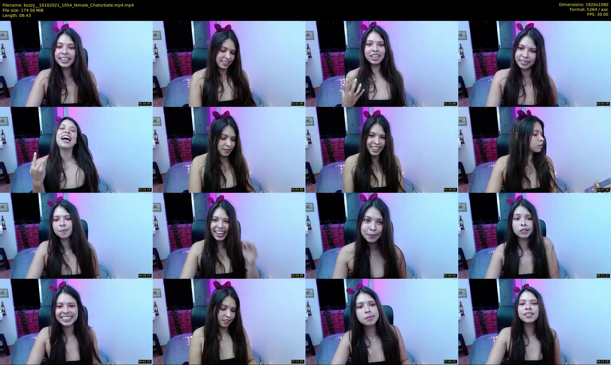 kozzy_ — 9 minute Chaturbate female cam show recording, 1080p, Oct 10, 2021
