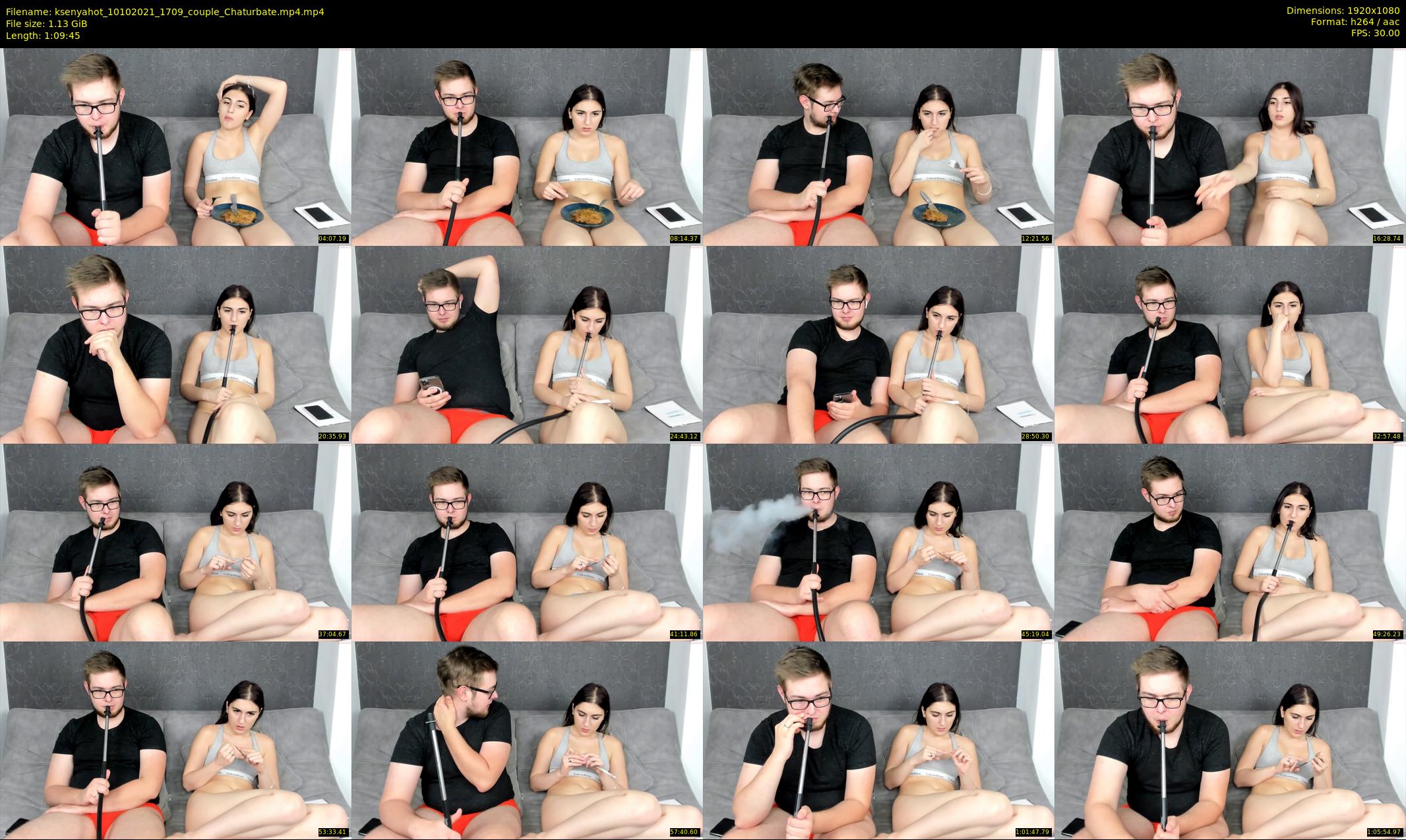 ksenyahot — 70 minute Chaturbate couple cam show recording, 1080p, Oct 10, 2021