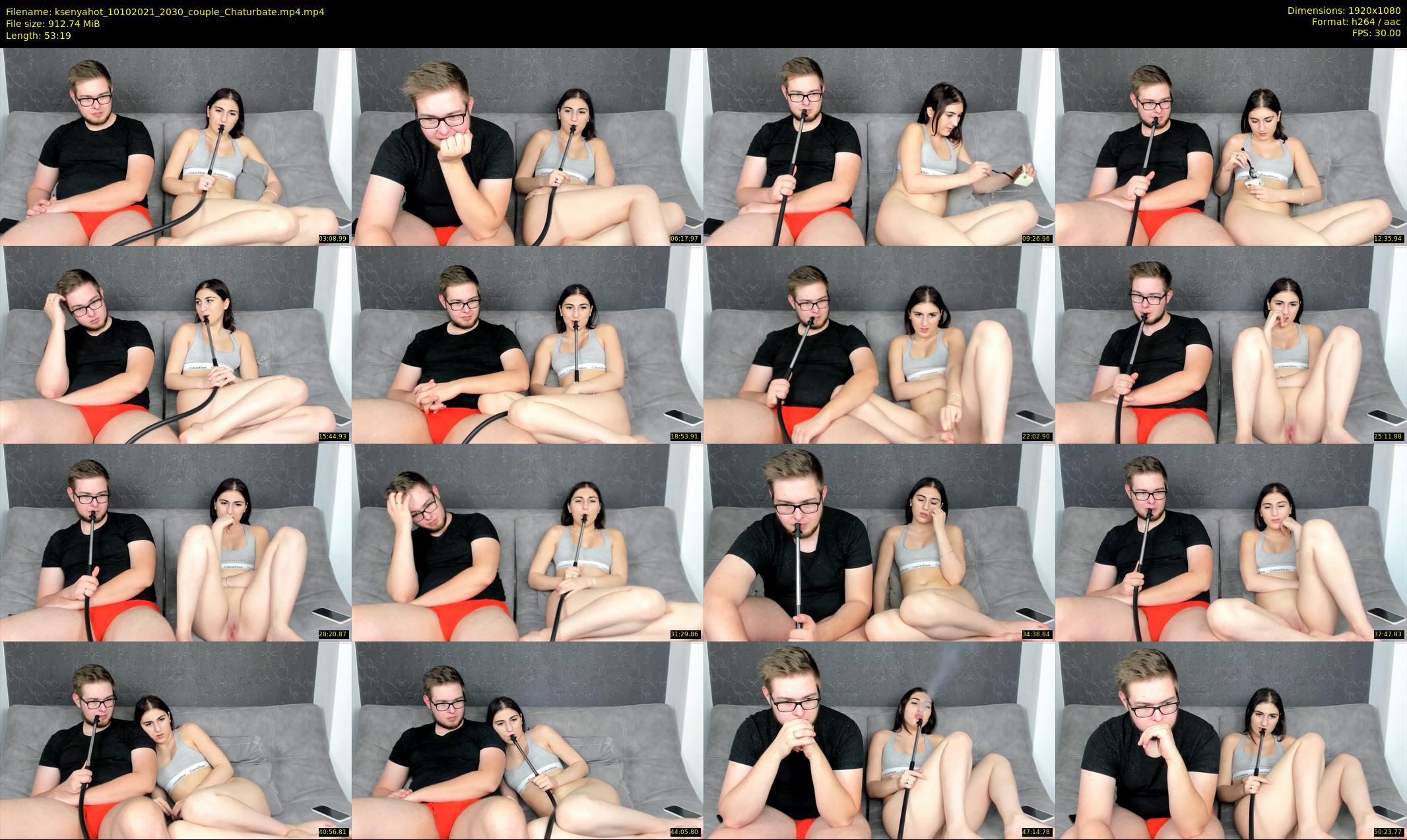 ksenyahot — 54 minute Chaturbate couple cam show recording, 1080p, Oct 10, 2021