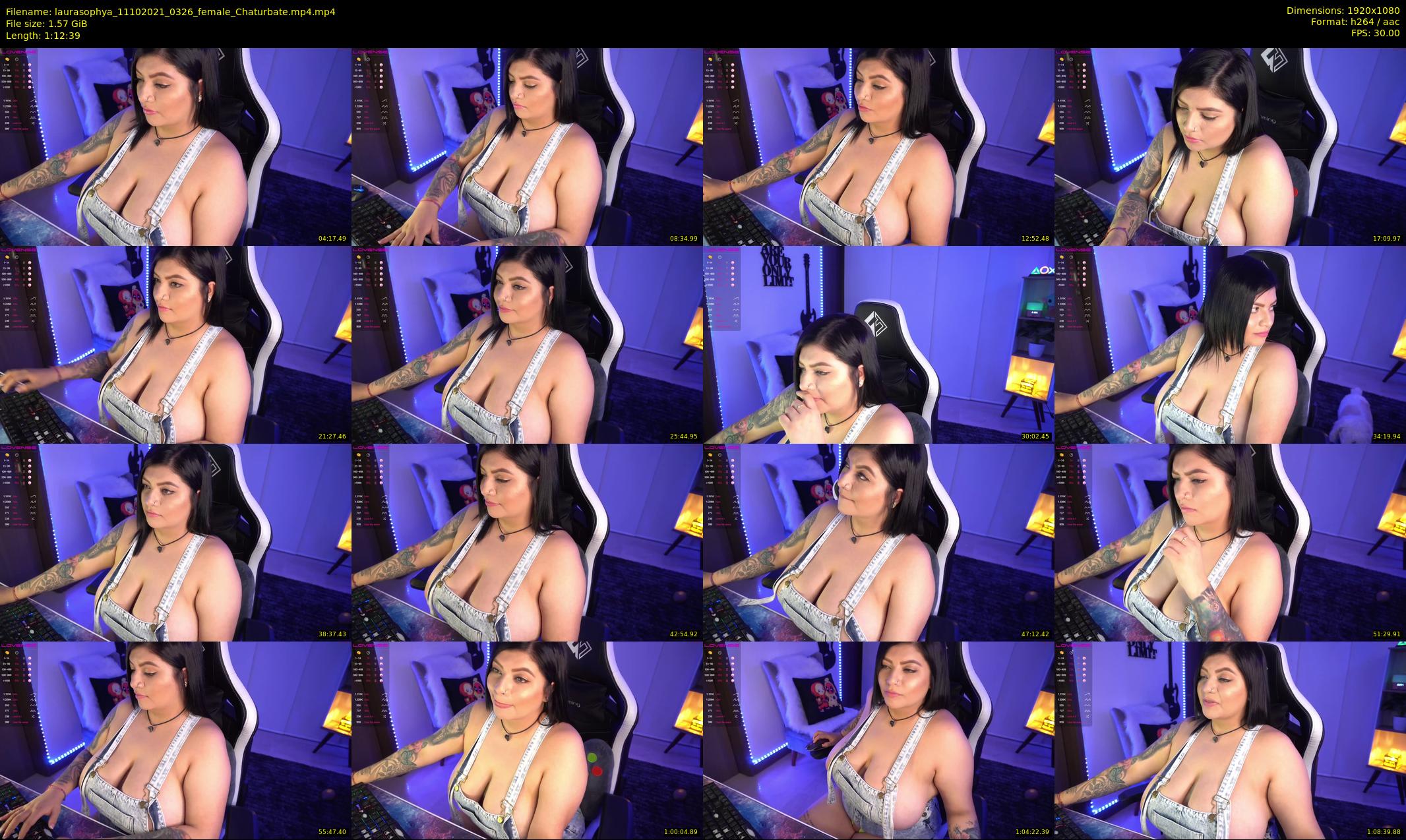 laurasophya — 73 minute Chaturbate female cam show recording, 1080p, Oct 11, 2021