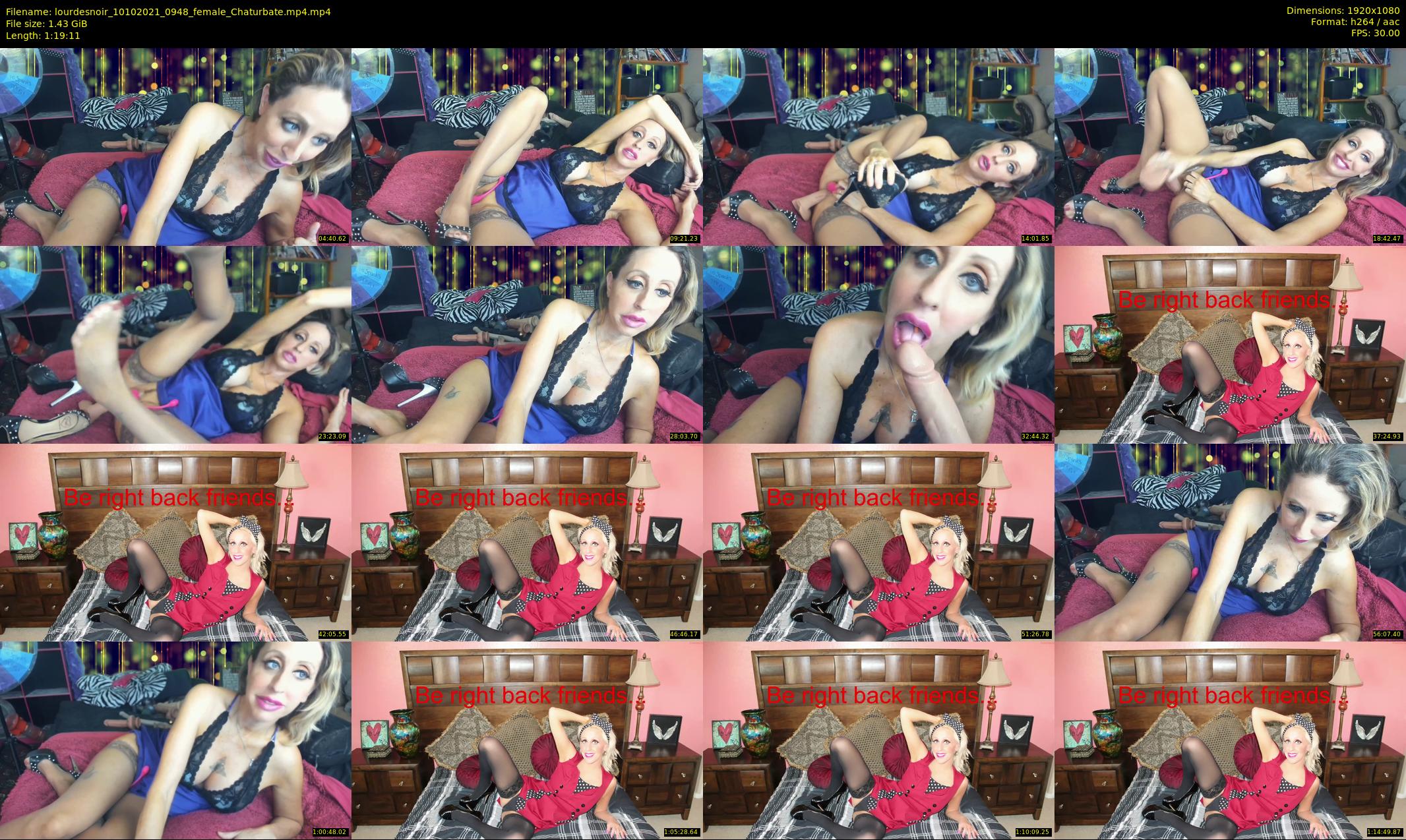 lourdesnoir — 80 minute Chaturbate female cam show recording, 1080p, Oct 10, 2021