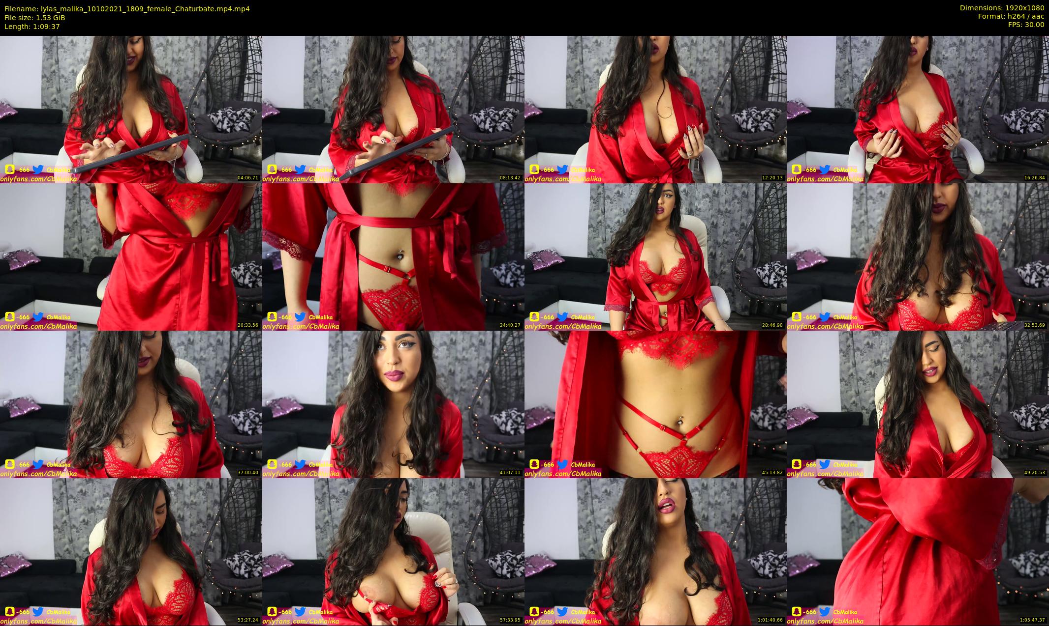 lylas_malika — 70 minute Chaturbate female cam show recording, 1080p, Oct 10, 2021