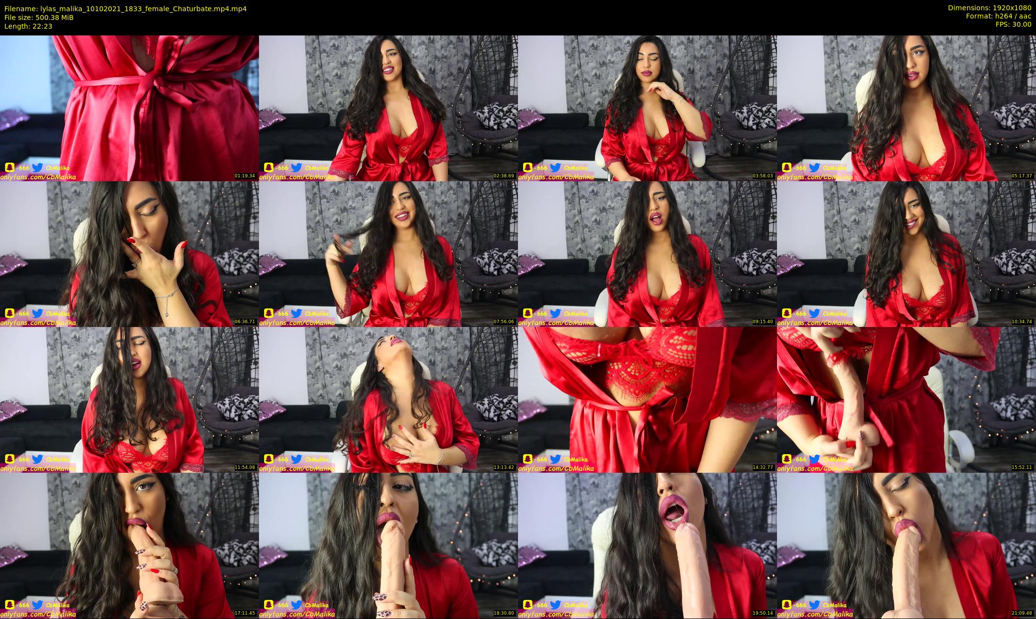 lylas_malika — 23 minute Chaturbate female cam show recording, 1080p, Oct 10, 2021