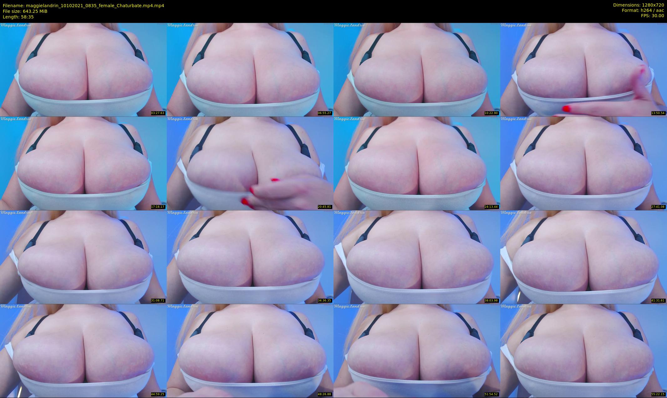 maggielandrin — 59 minute Chaturbate female cam show recording, 720p, Oct 10, 2021