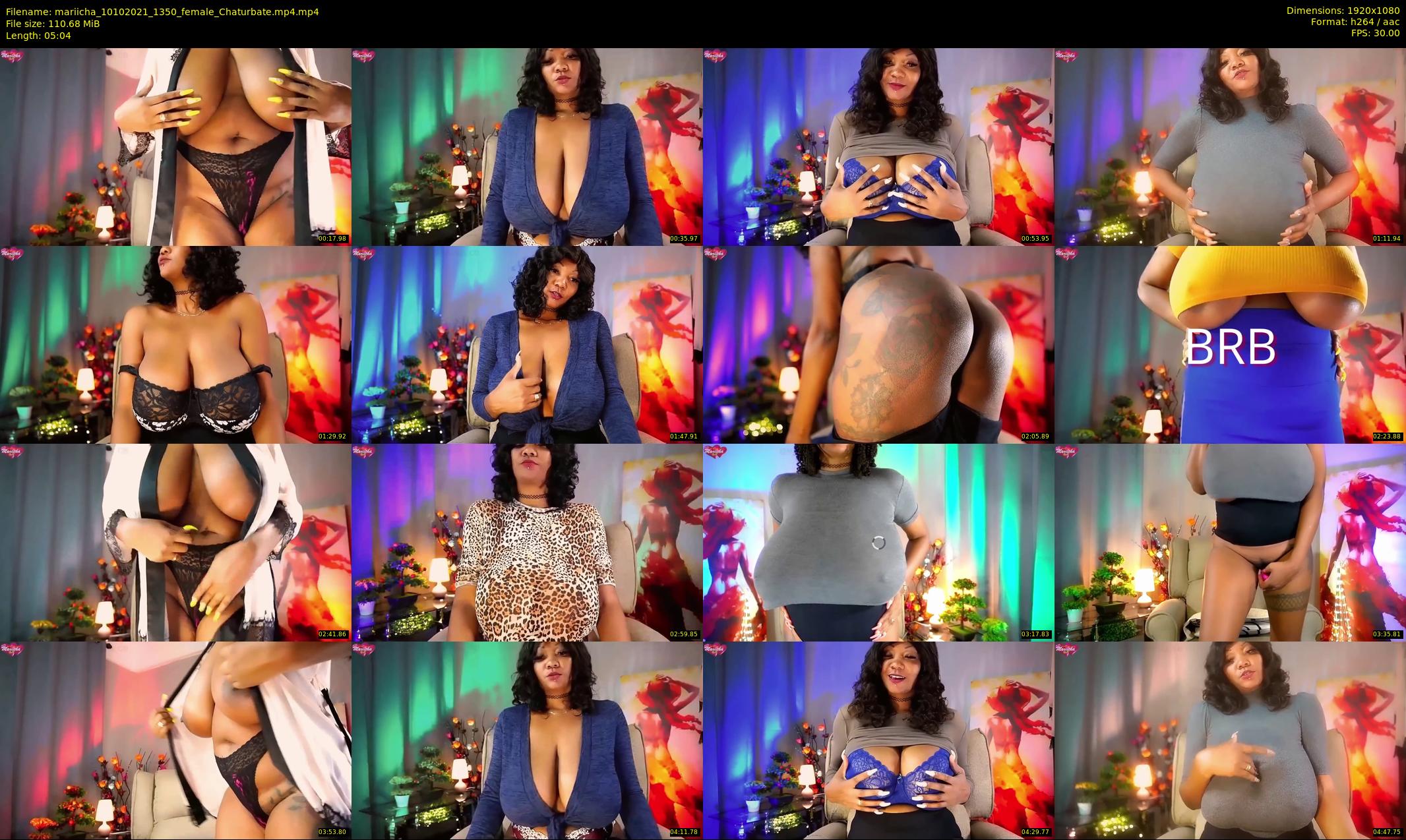 mariicha — 6 minute Chaturbate female cam show recording, 1080p, Oct 10, 2021