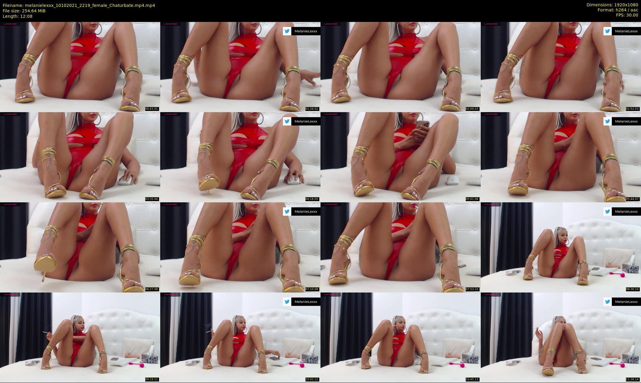 melanielexxx — 13 minute Chaturbate female cam show recording, 1080p, Oct 10, 2021