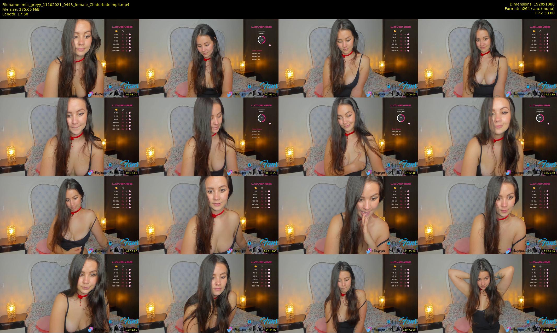mia_greyy — 18 minute Chaturbate female cam show recording, 1080p, Oct 11, 2021