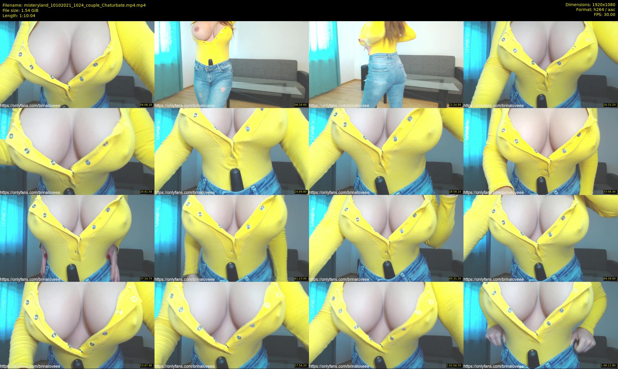 misteryland — 71 minute Chaturbate couple cam show recording, 1080p, Oct 10, 2021