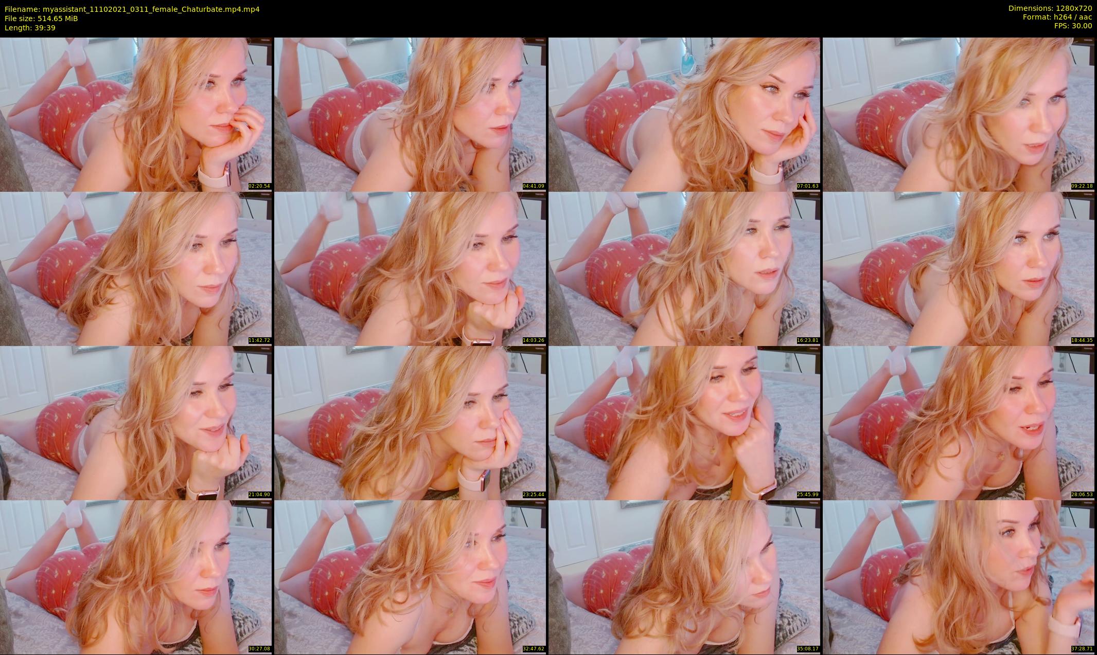 myassistant — 40 minute Chaturbate female cam show recording, 720p, Oct 11, 2021