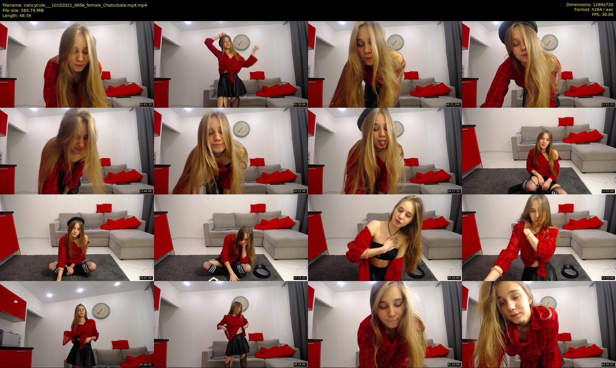 nancycute__ — 47 minute Chaturbate female cam show recording, 720p, Oct 10, 2021