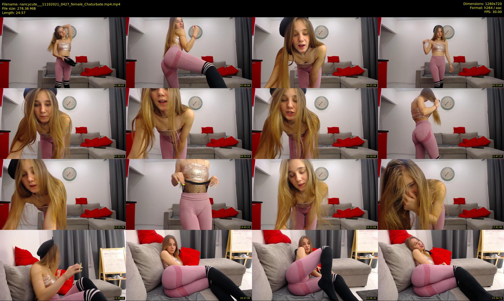 nancycute__ — 25 minute Chaturbate female cam show recording, 720p, Oct 11, 2021