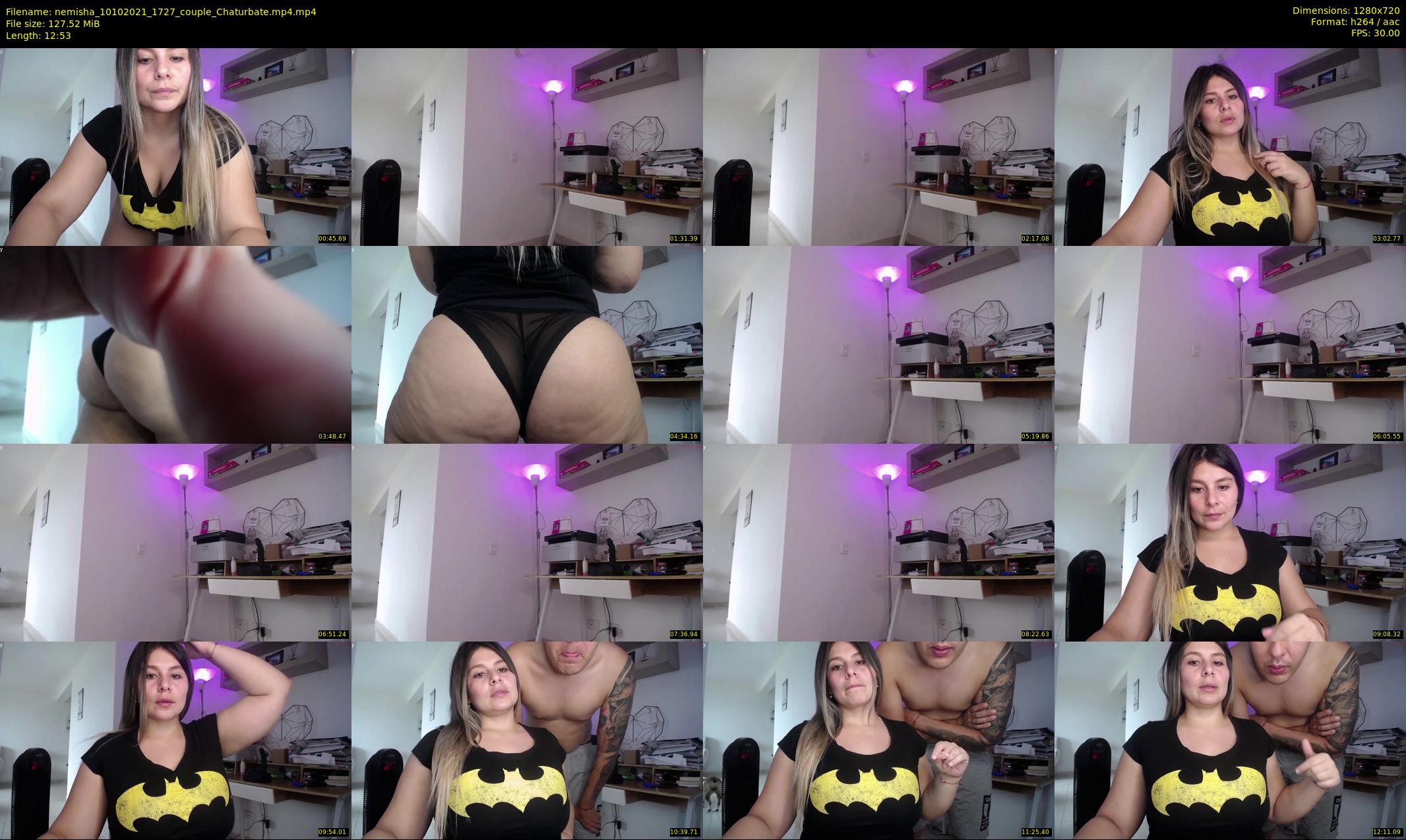 nemisha — 13 minute Chaturbate female cam show recording, 720p, Oct 10, 2021