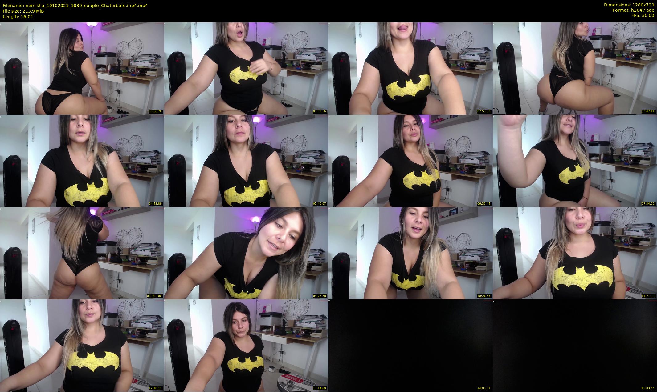 nemisha — 17 minute Chaturbate female cam show recording, 720p, Oct 10, 2021