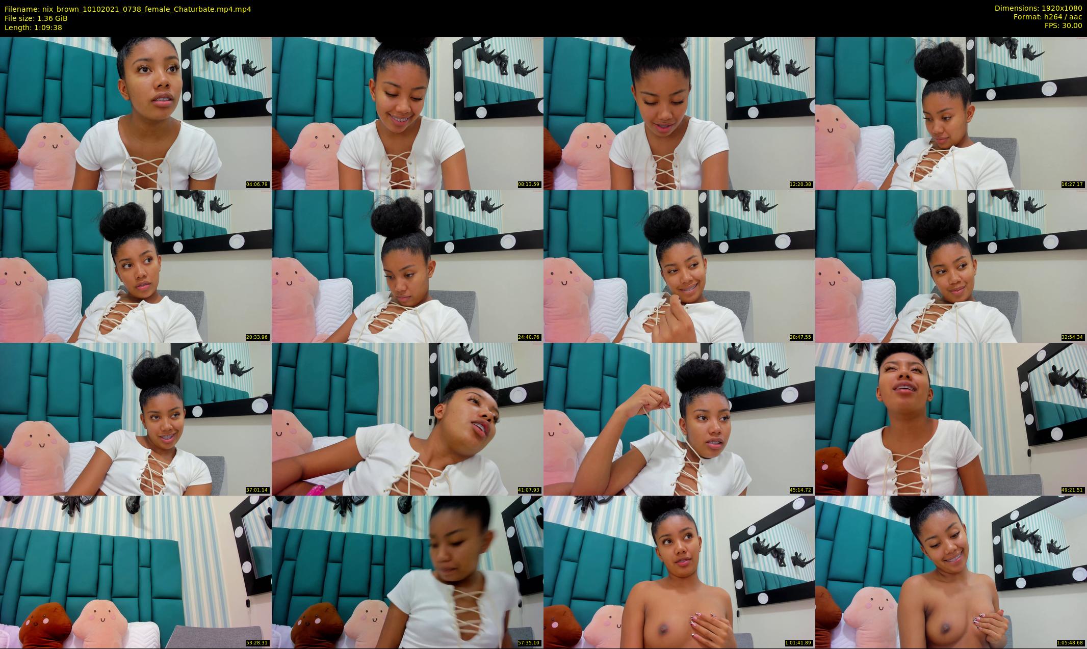 nix_brown — 70 minute Chaturbate female cam show recording, 1080p, Oct 10, 2021