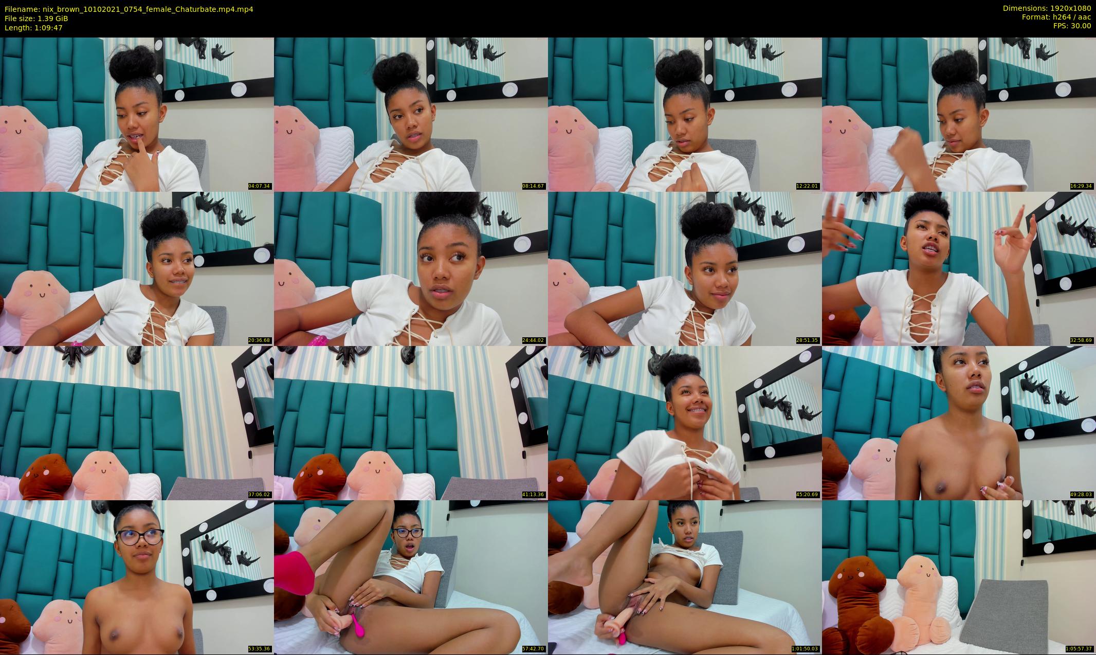 nix_brown — 70 minute Chaturbate female cam show recording, 1080p, Oct 10, 2021