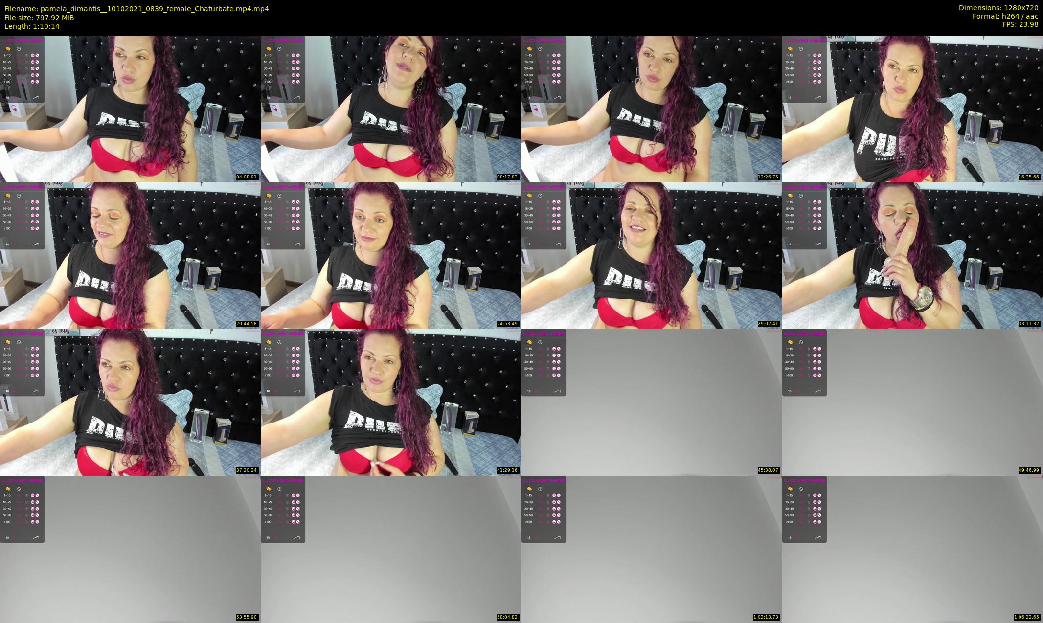 pamela_dimantis_ — 71 minute Chaturbate female cam show recording, 720p, Oct 10, 2021