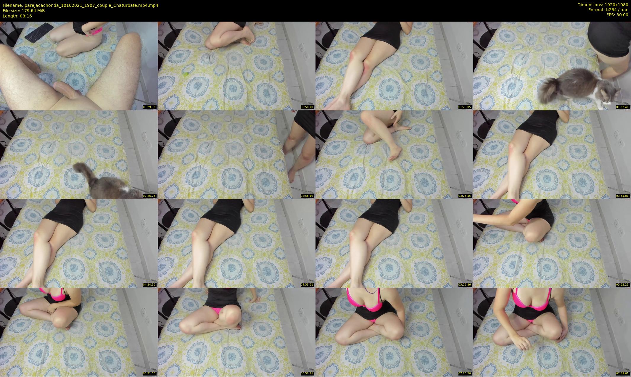 parejacachonda — 9 minute Chaturbate couple cam show recording, 1080p, Oct 10, 2021