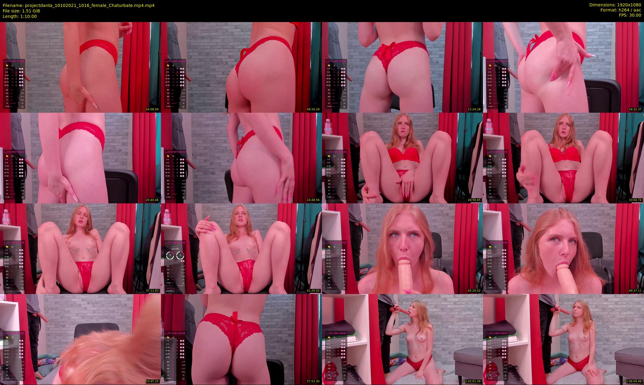 projectdanta — 70 minute Chaturbate female cam show recording, 1080p, Oct 10, 2021
