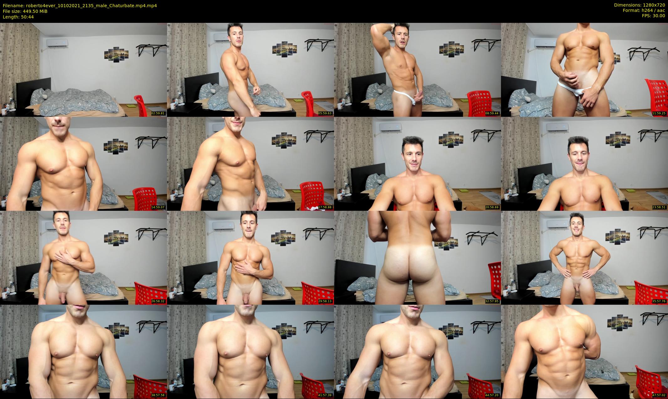roberto4ever — 51 minute Chaturbate male cam show recording, 720p, Oct 10, 2021