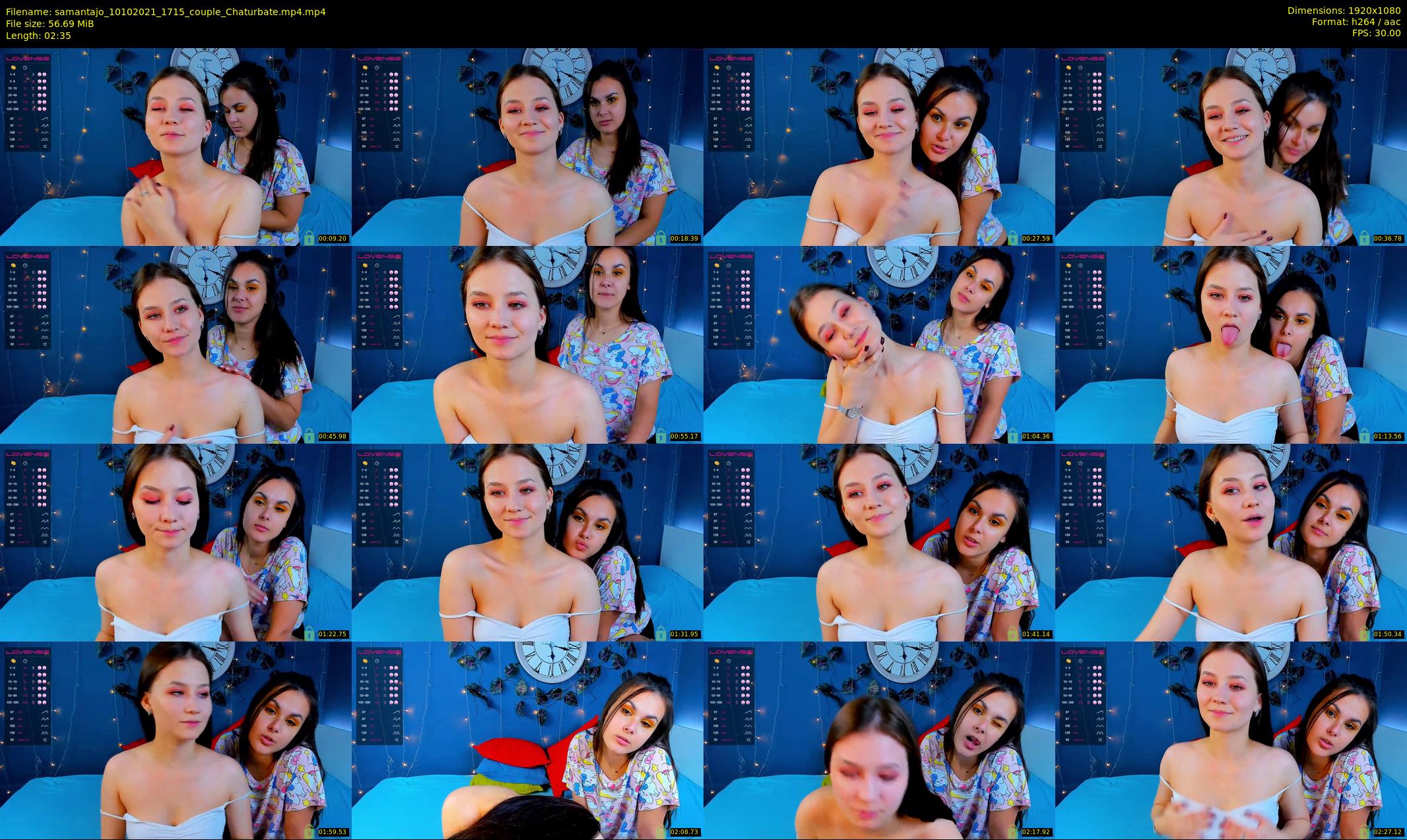 samantajo — 3 minute Chaturbate female cam show recording, 1080p, Oct 10, 2021