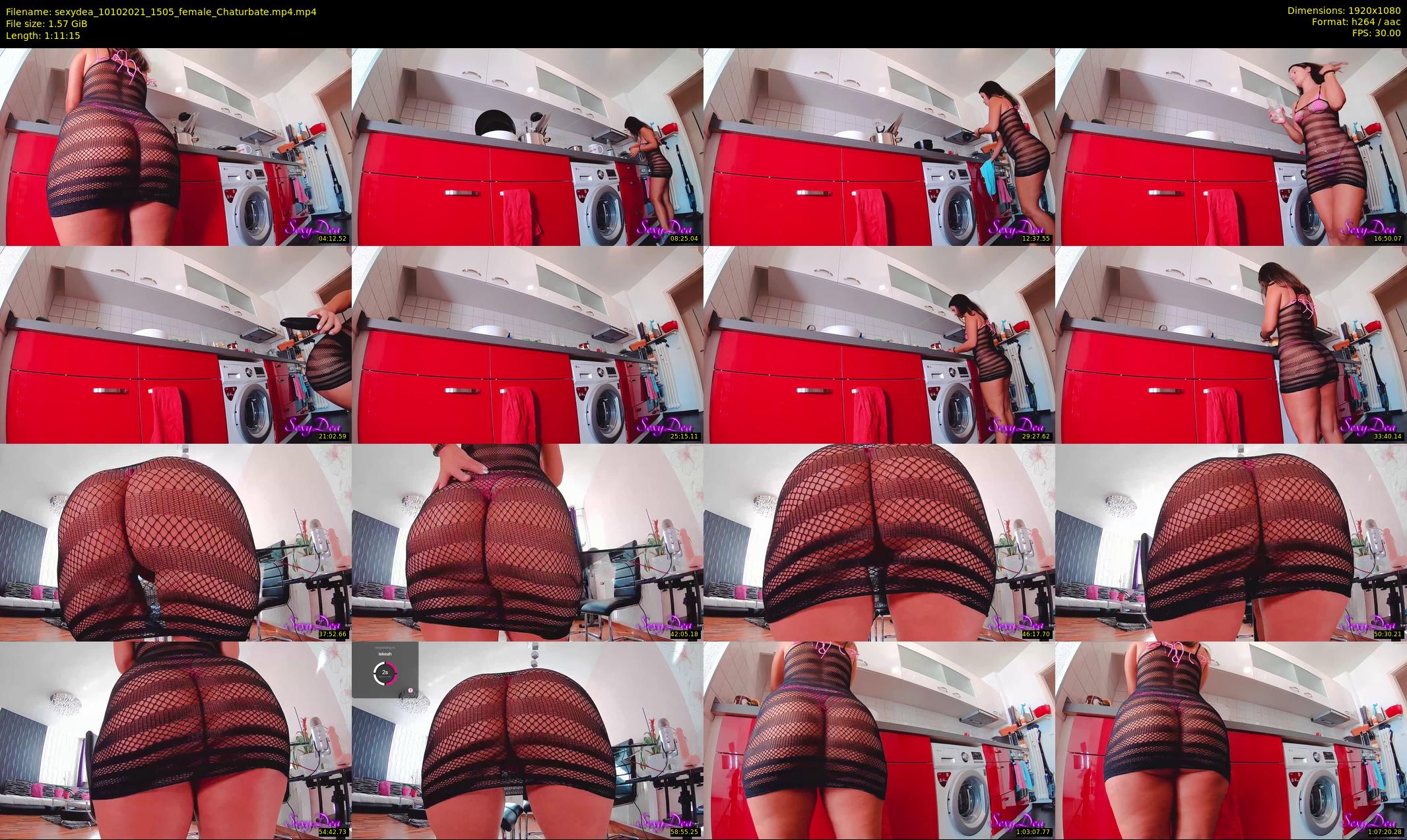sexydea — 72 minute Chaturbate female cam show recording, 1080p, Oct 10, 2021