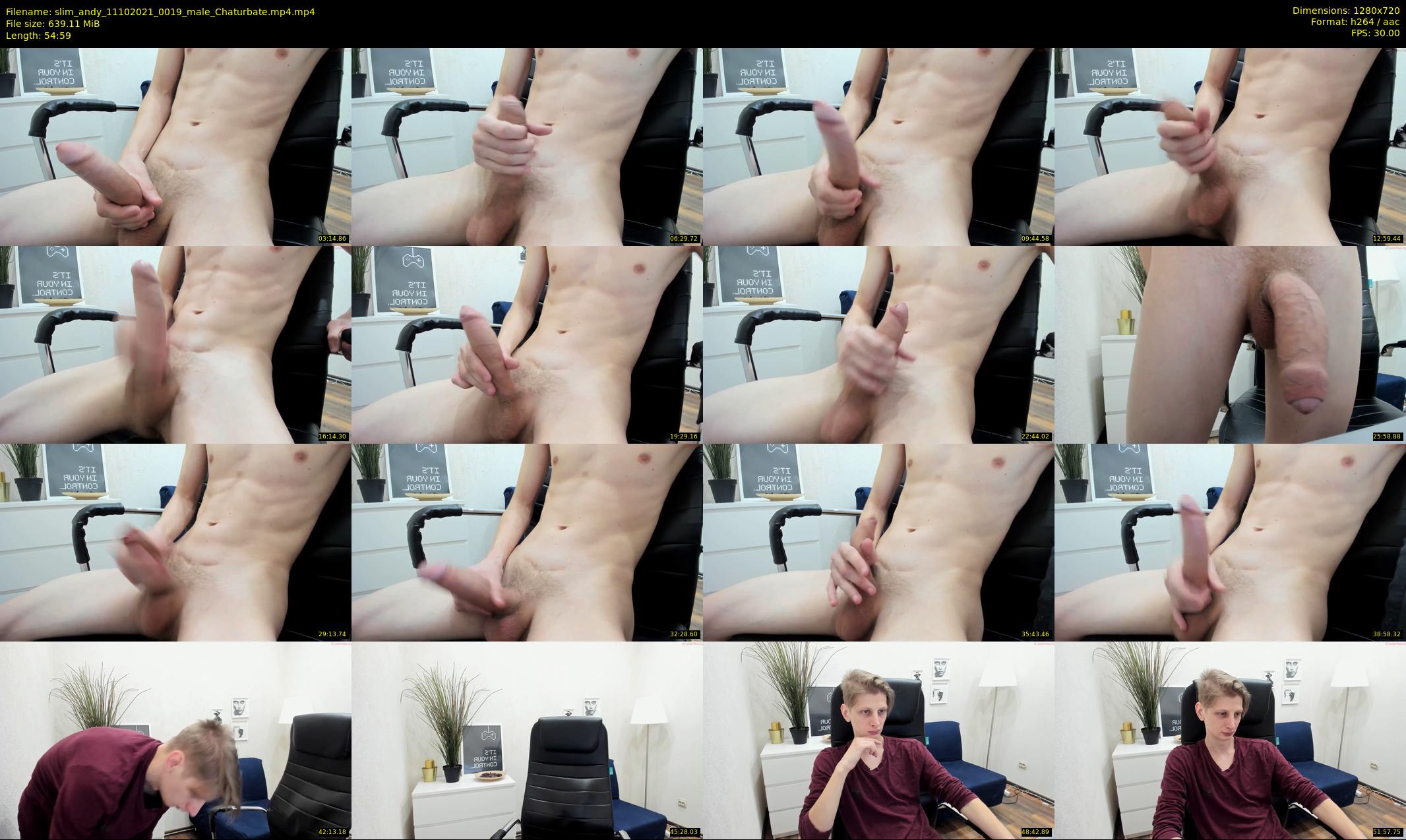 slim_andy — 55 minute Chaturbate male cam show recording, 720p, Oct 11, 2021