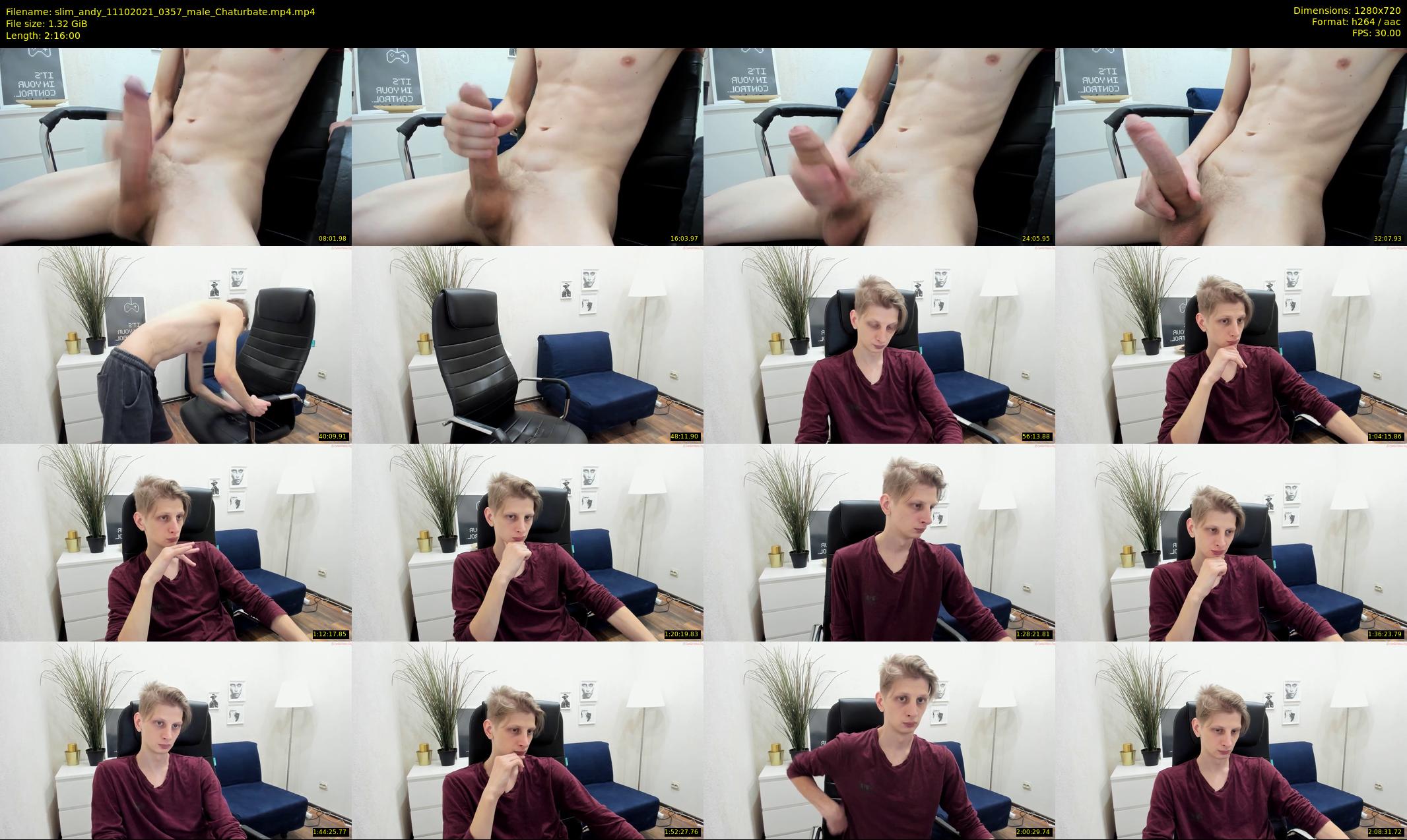 slim_andy — 136 minute Chaturbate male cam show recording, 720p, Oct 11, 2021