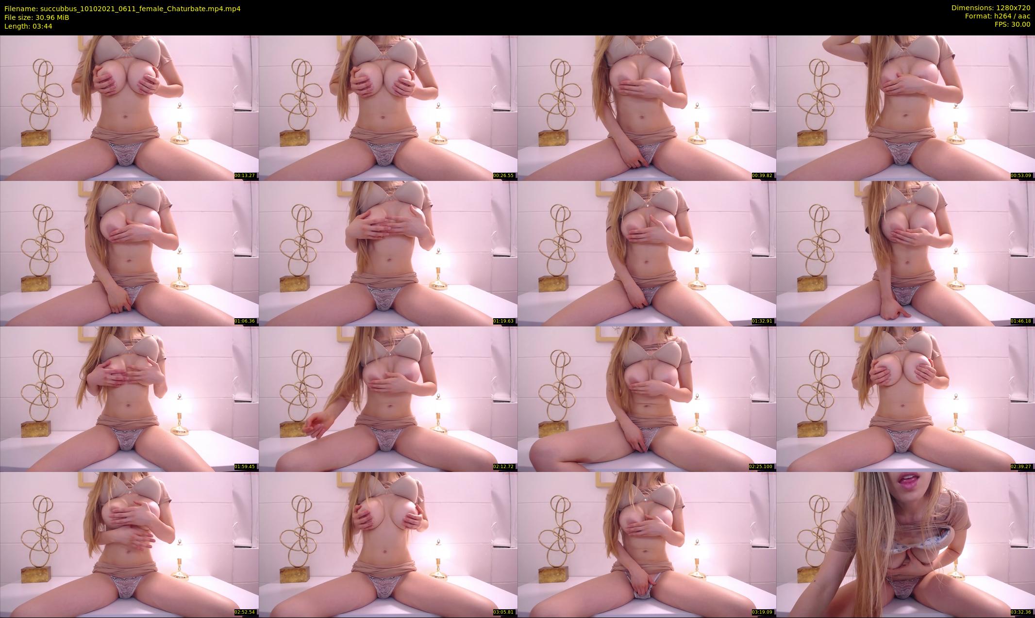 succubbus — 4 minute Chaturbate female cam show recording, 720p, Oct 10, 2021